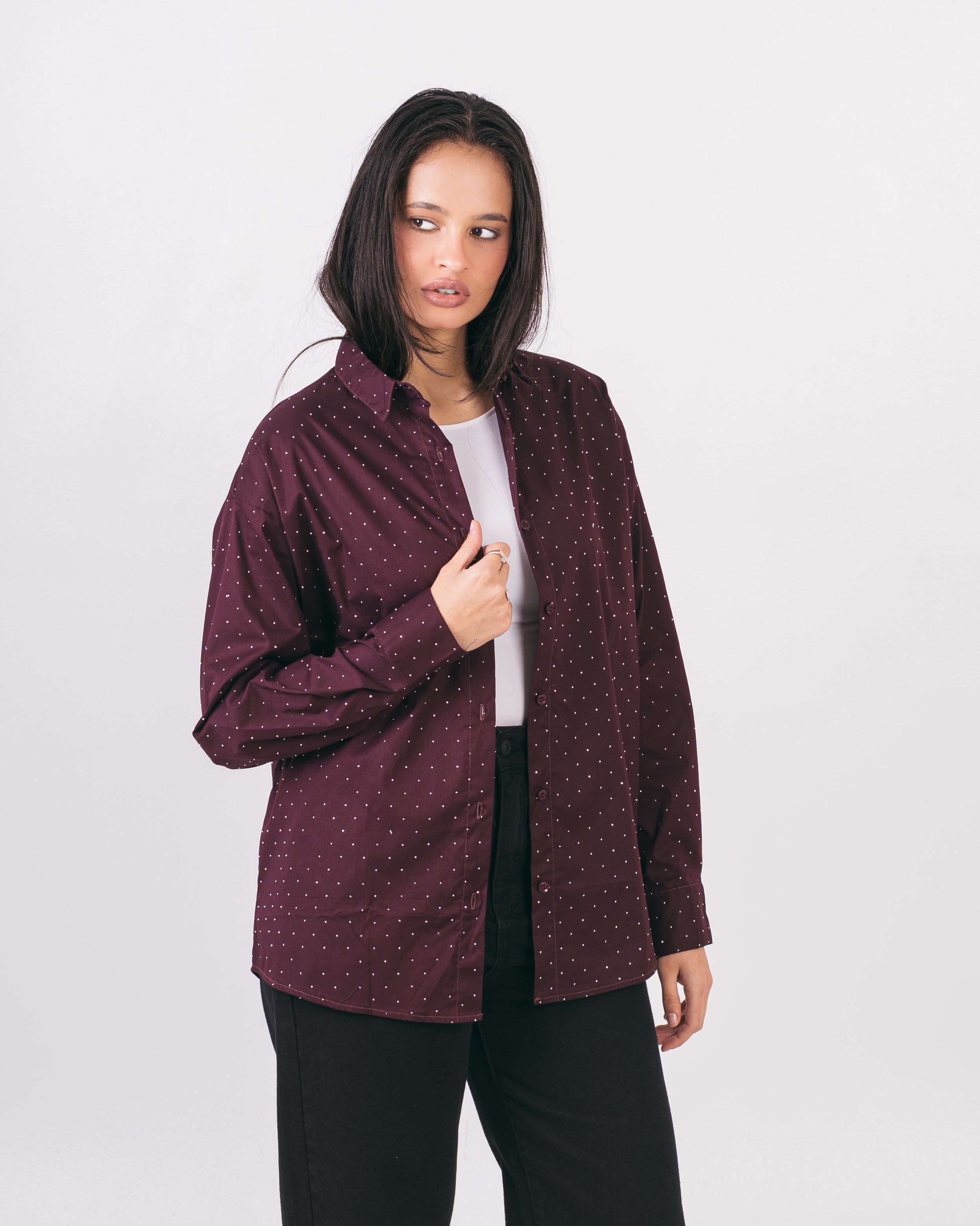 Long Shirt - With Shiny Beads