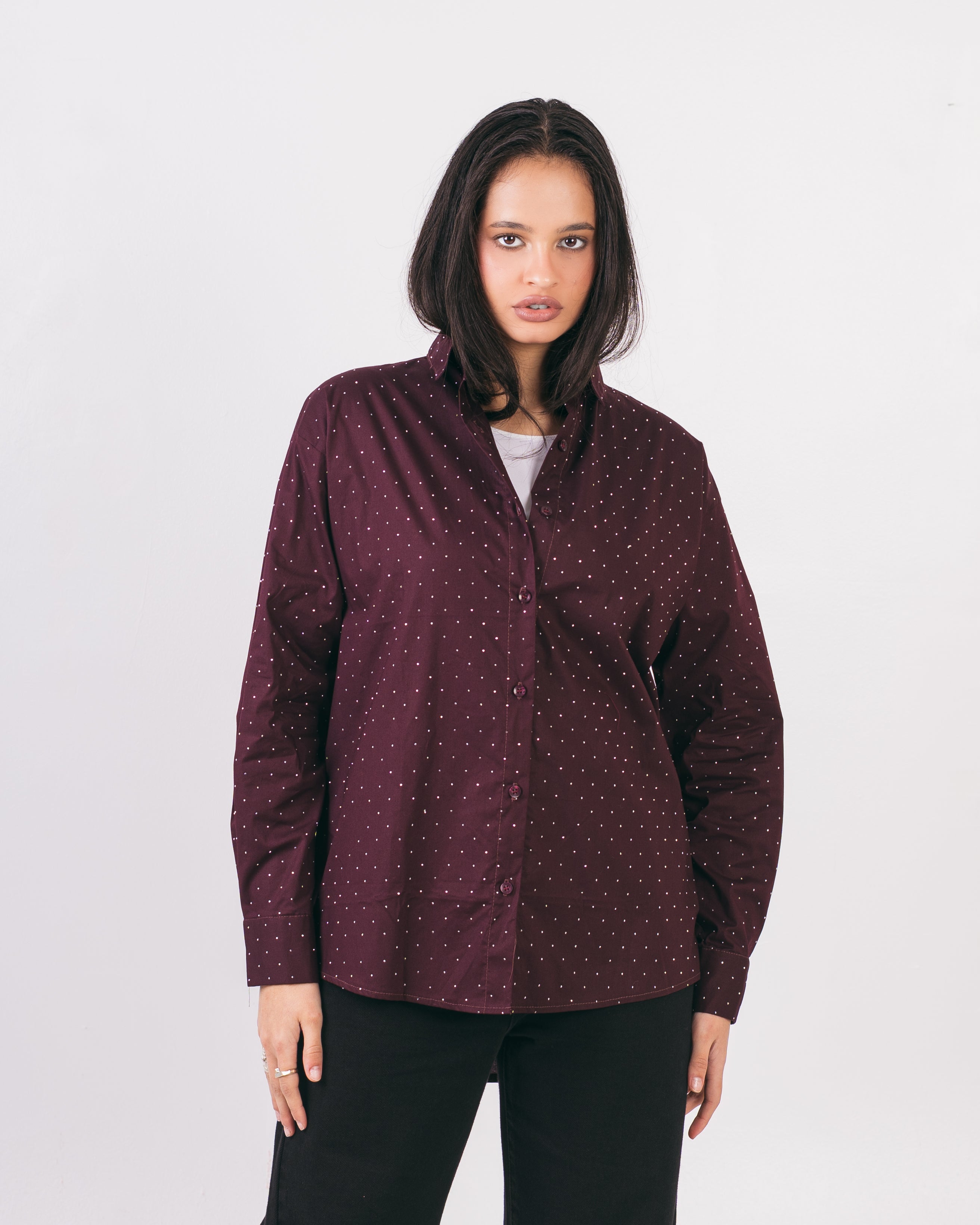 Long Shirt - With Shiny Beads