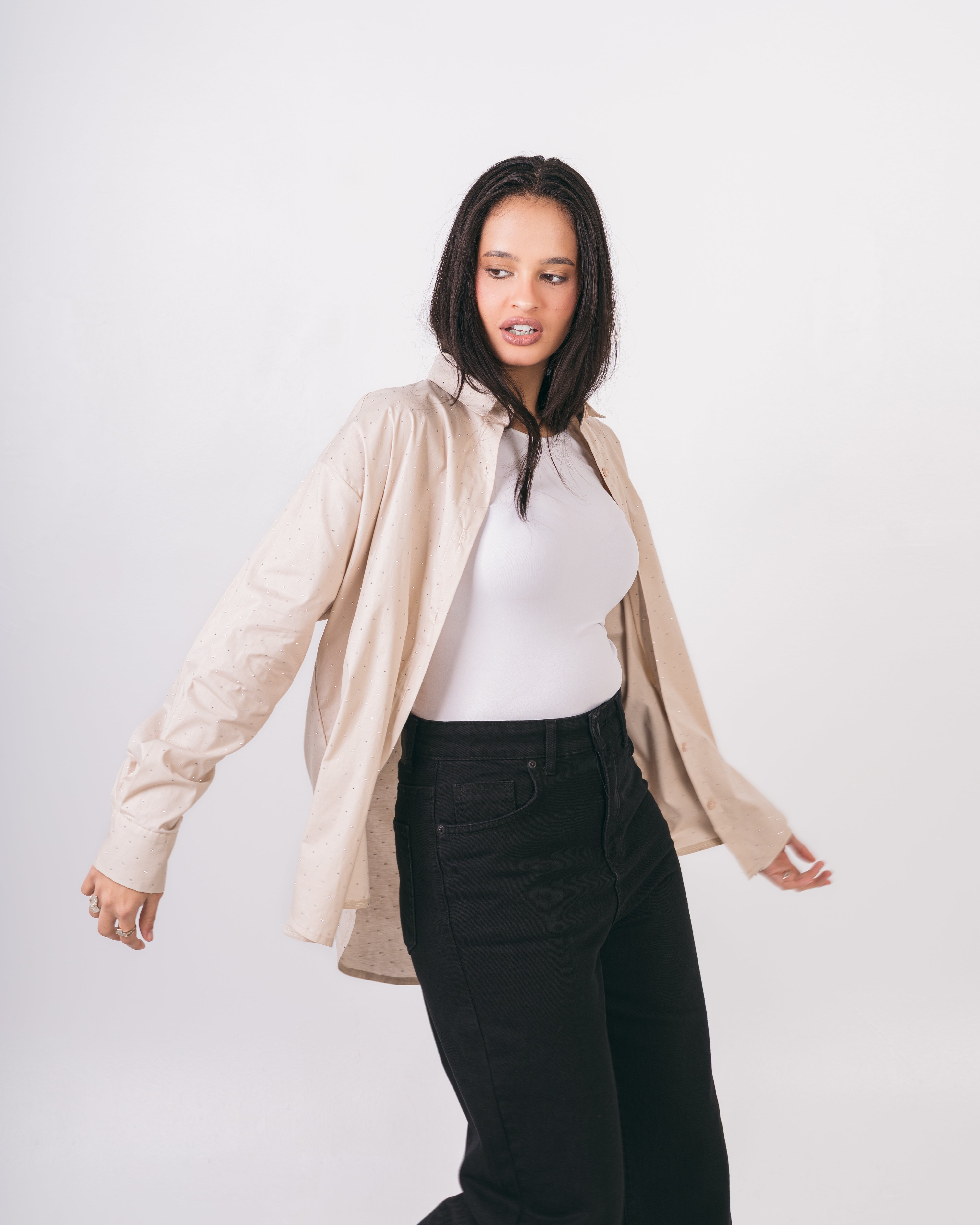 Long Shirt - With Shiny Beads