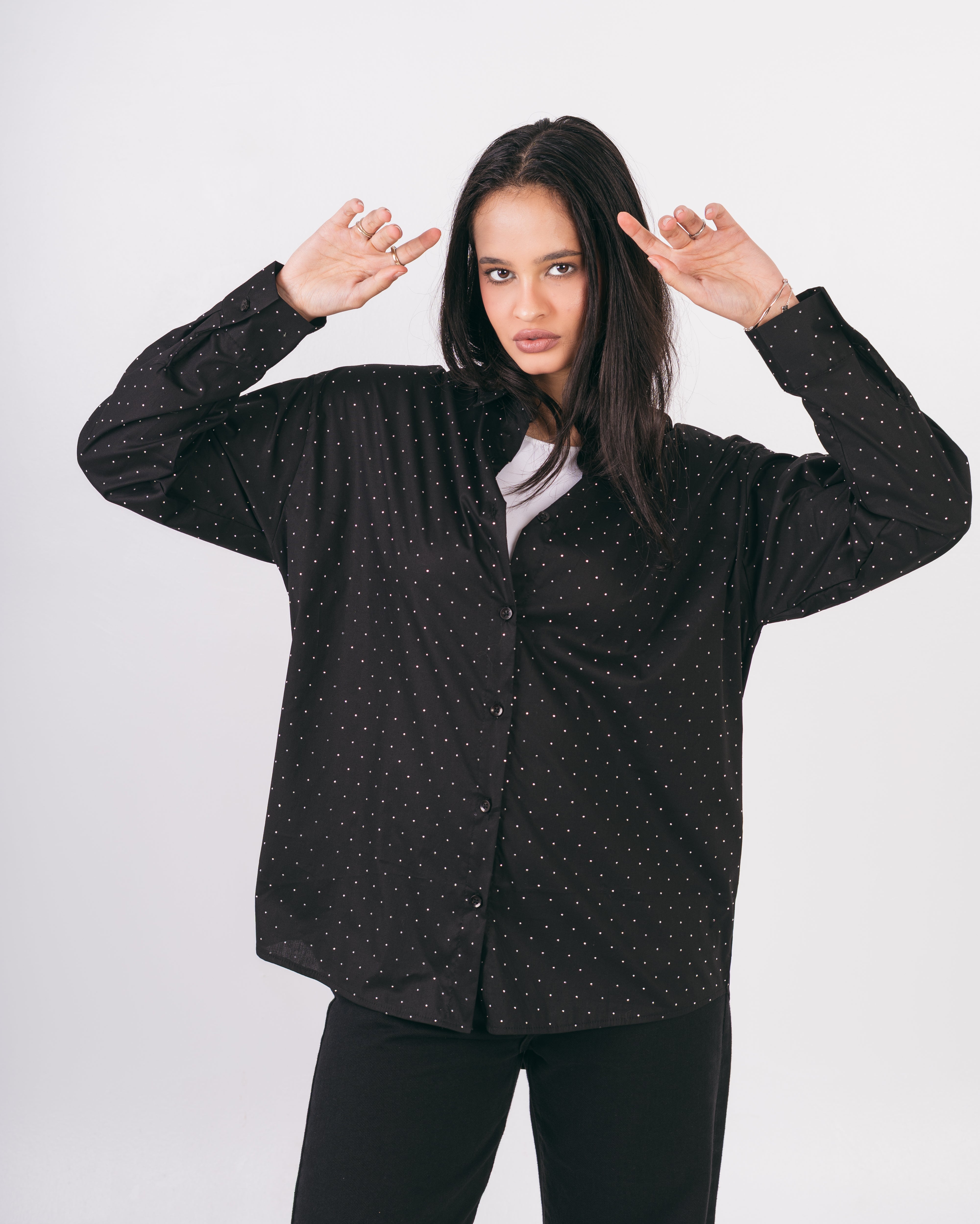 Long Shirt - With Shiny Beads