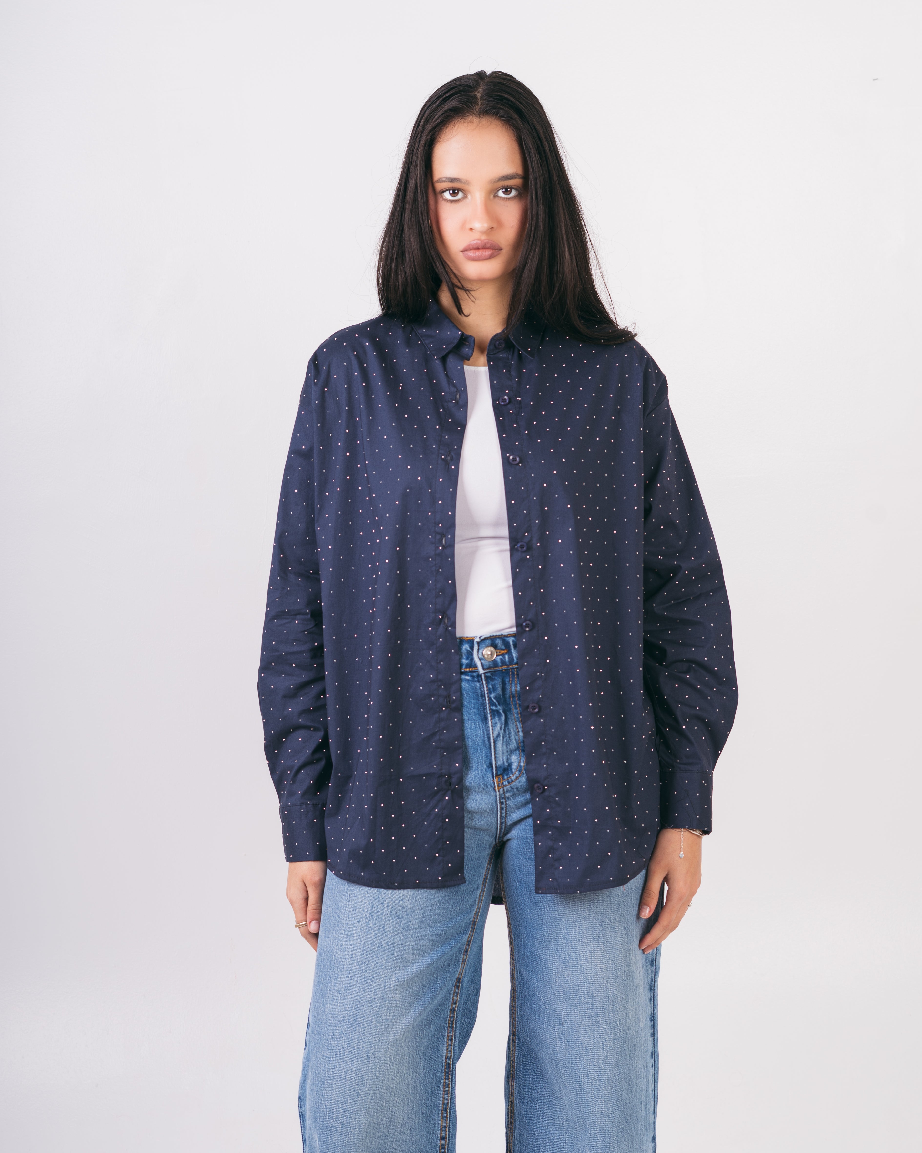 Long Shirt - With Shiny Beads