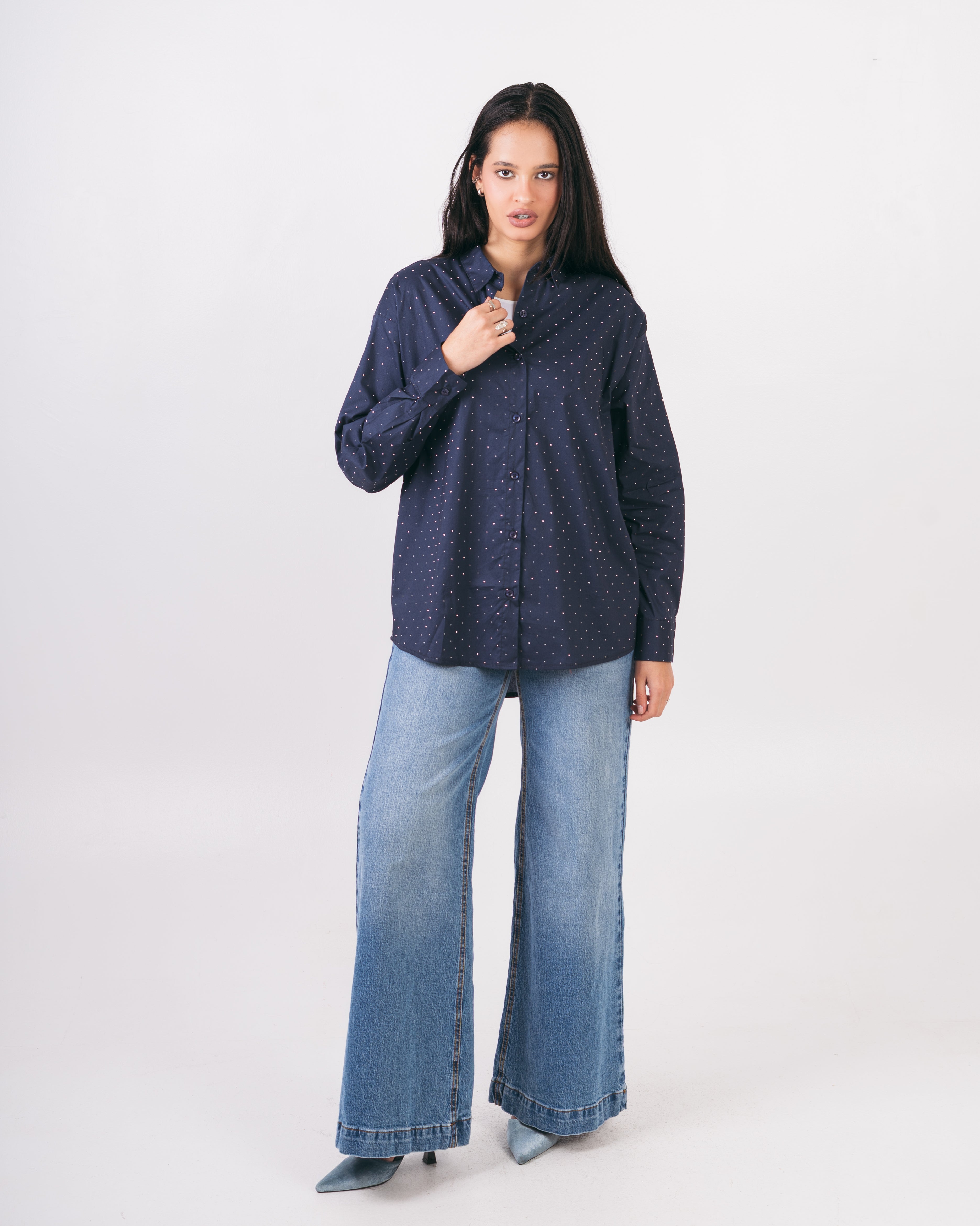 Long Shirt - With Shiny Beads