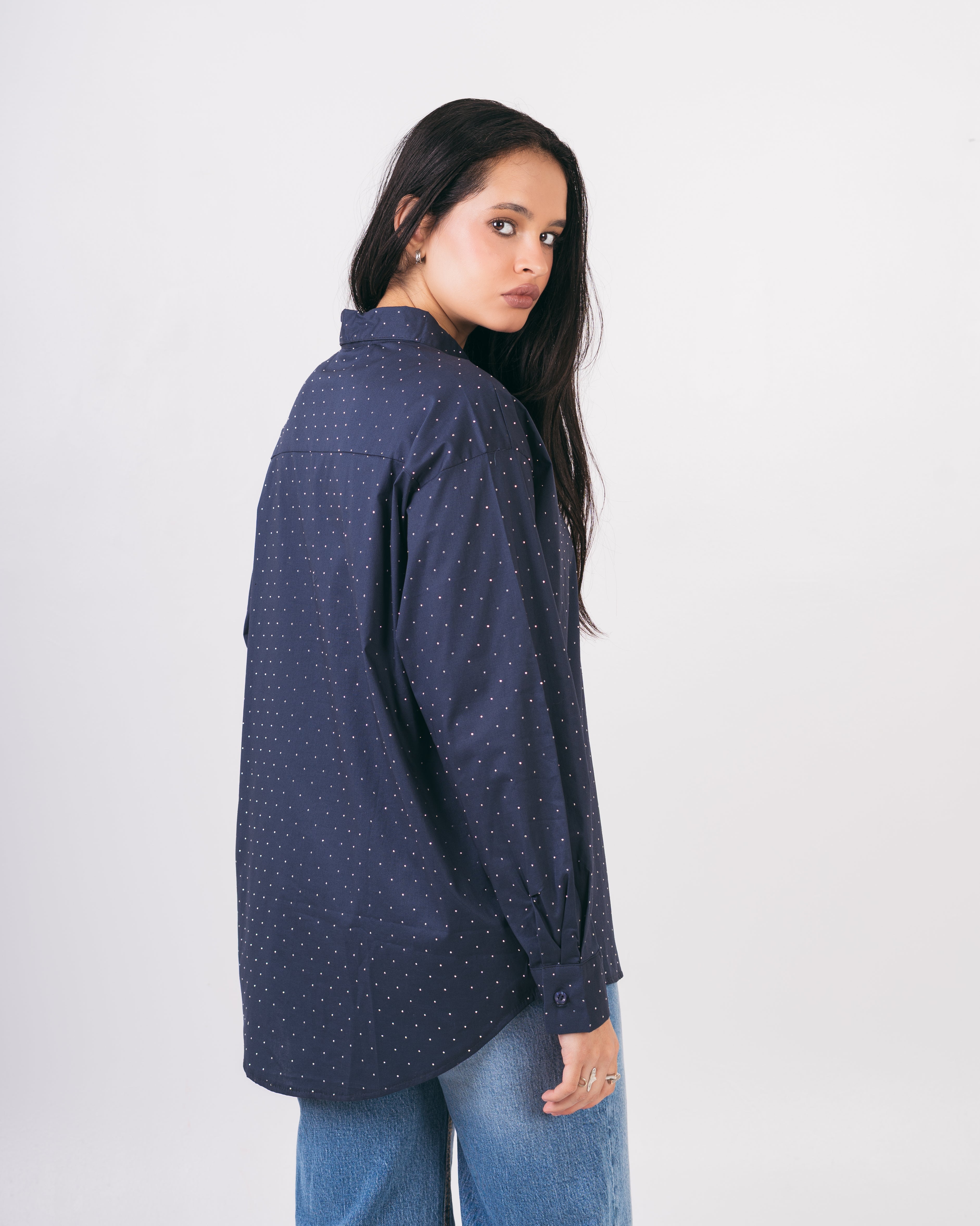 Long Shirt - With Shiny Beads