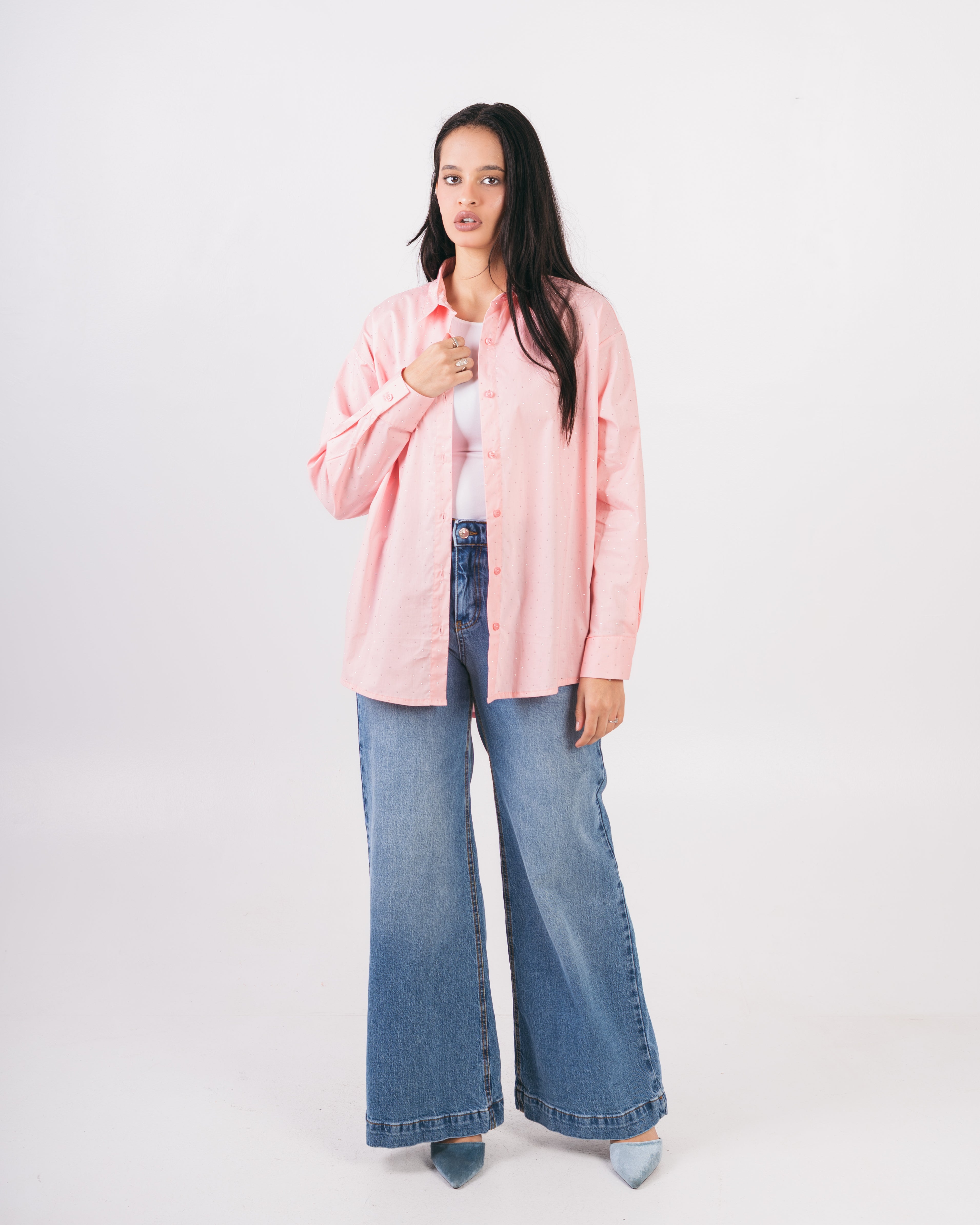 Long Shirt - With Shiny Beads