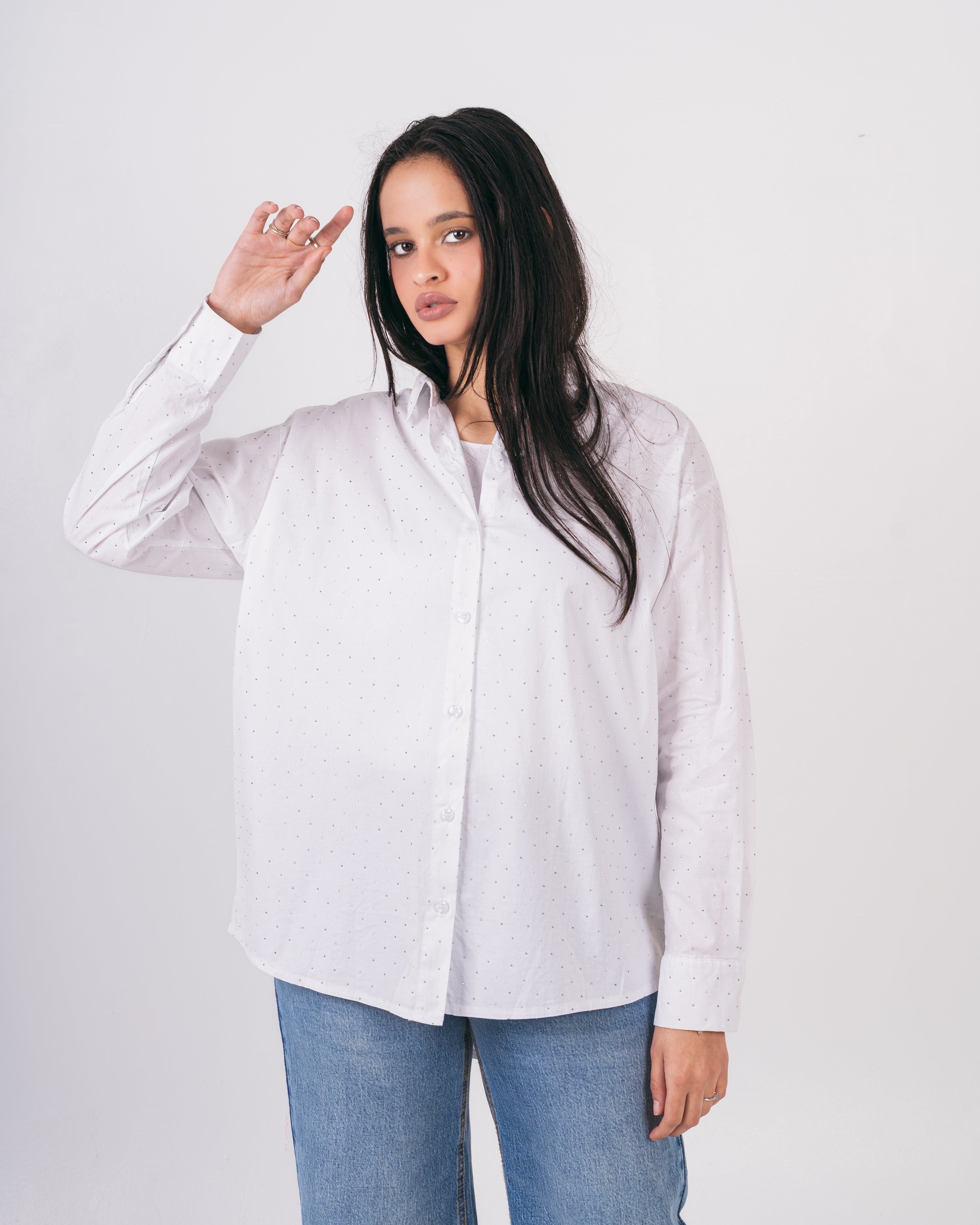 Long Shirt - With Shiny Beads