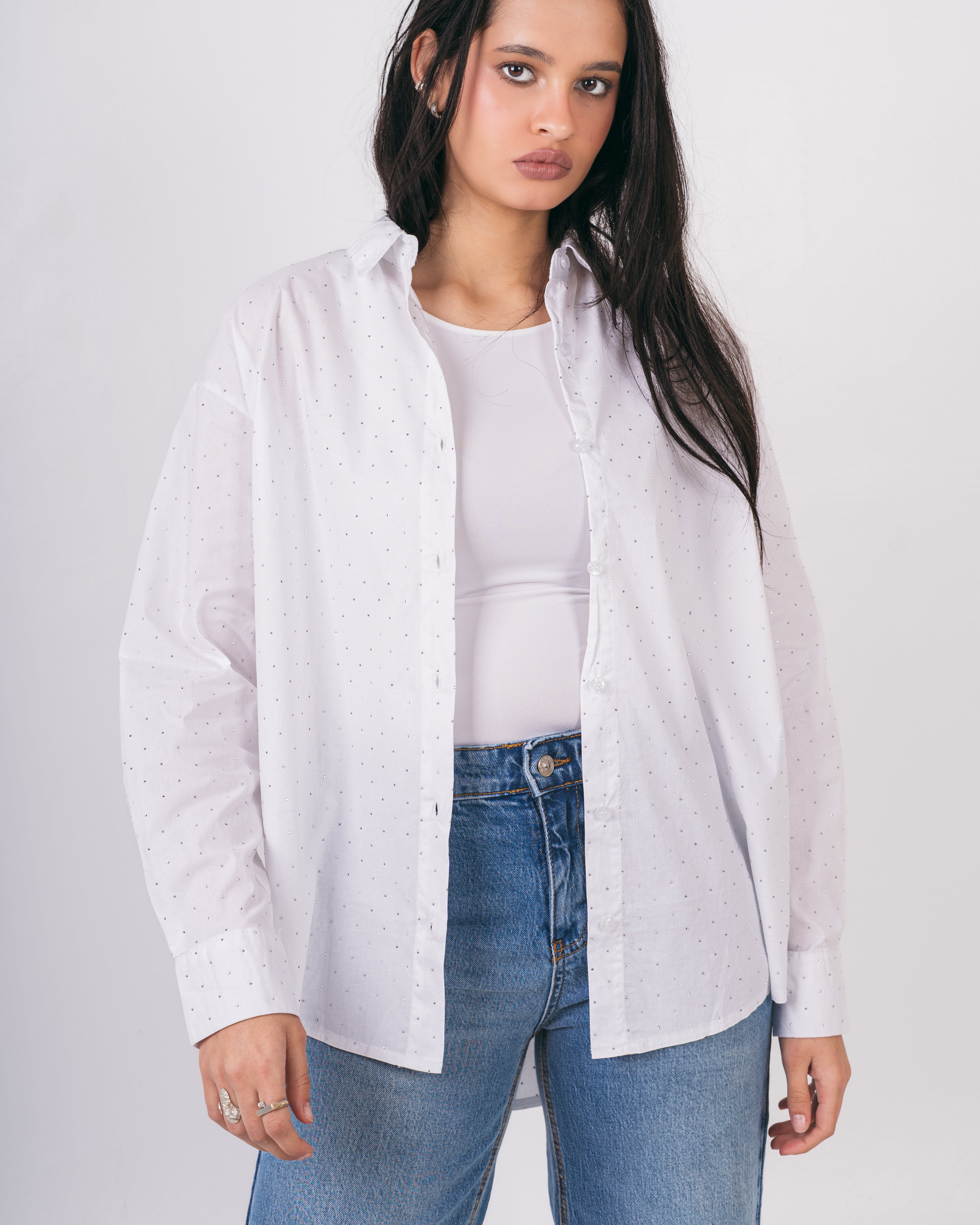 Long Shirt - With Shiny Beads