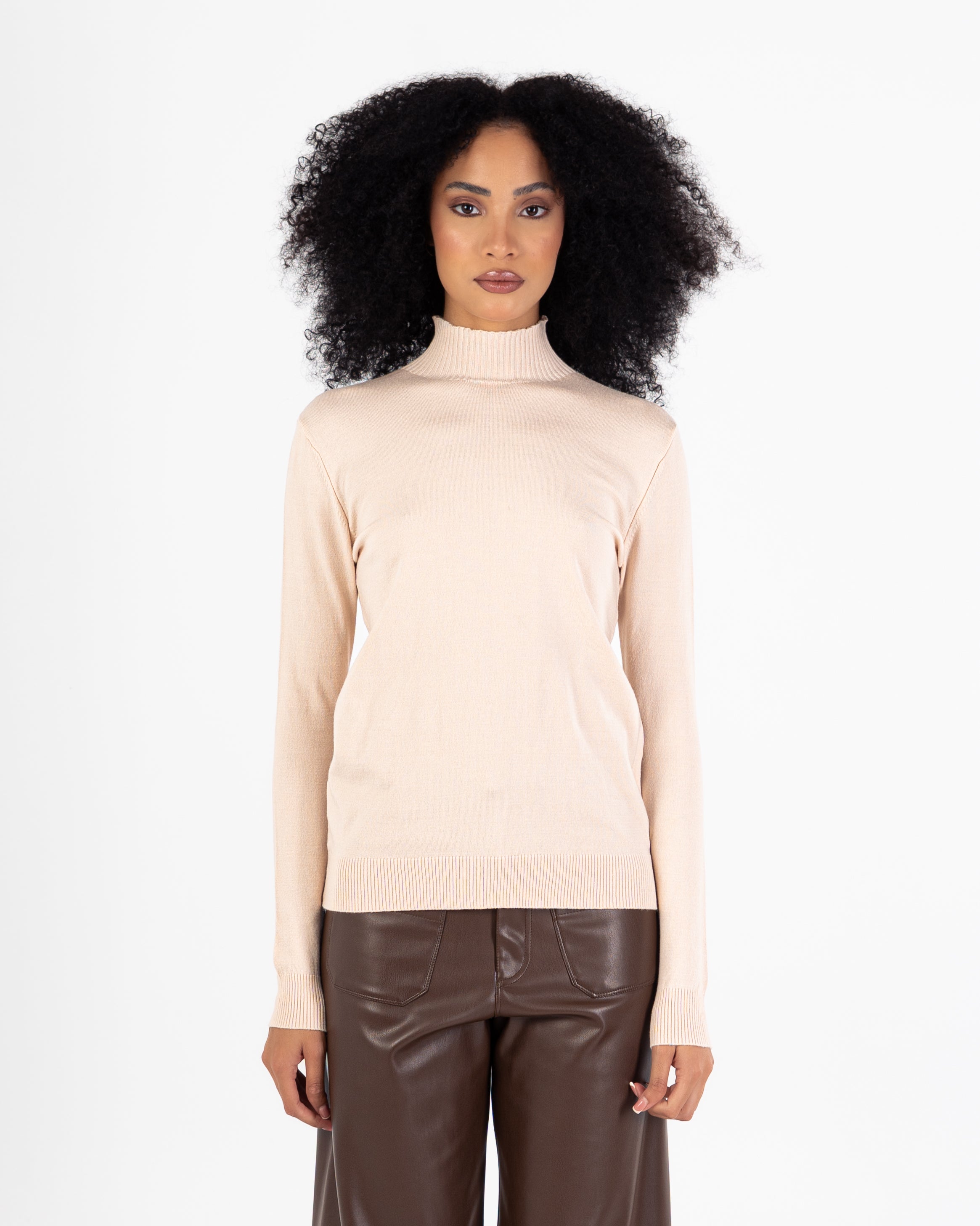 Basic Top – Plain Colors (Half Neck)