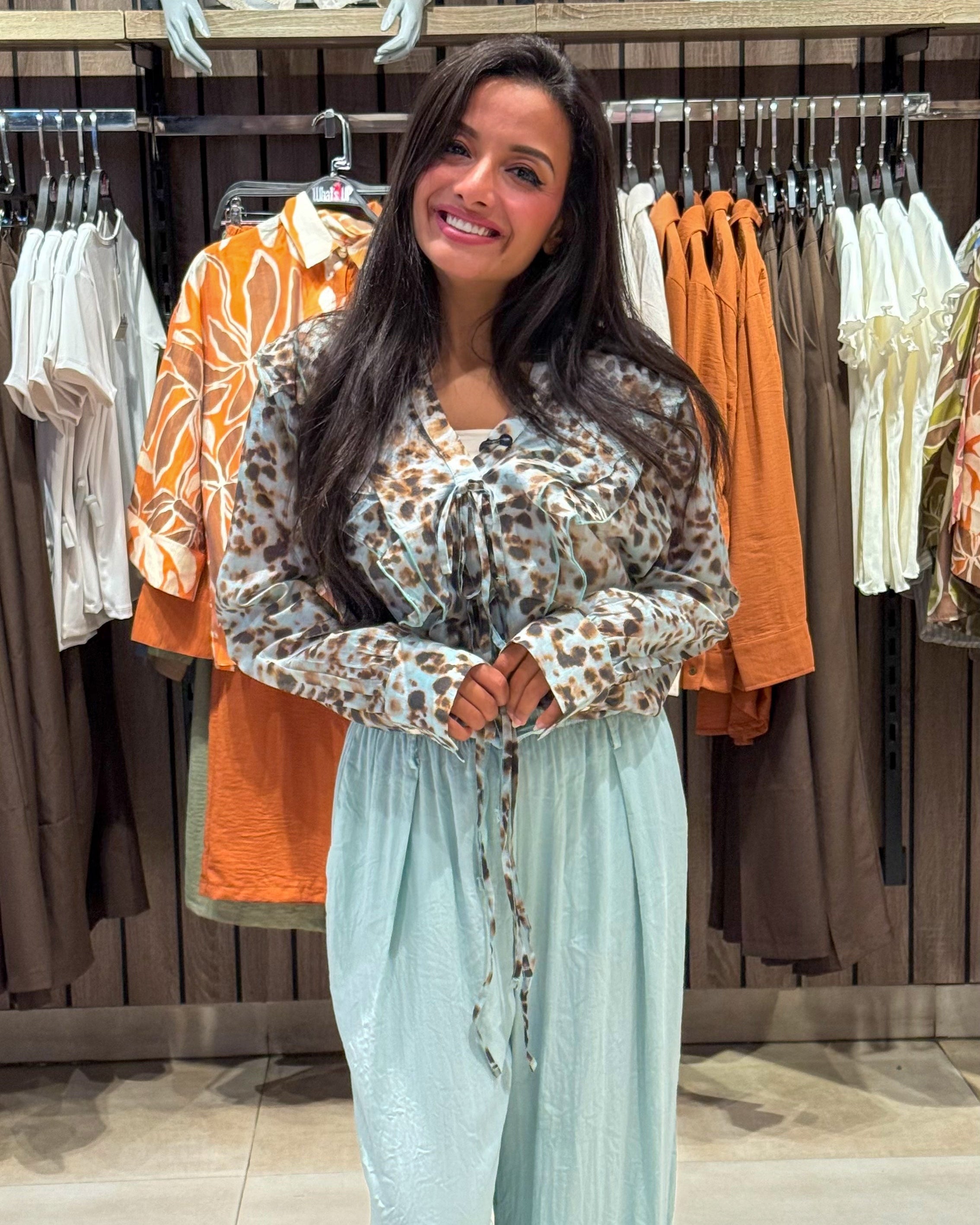 Colorful Printed Blouse