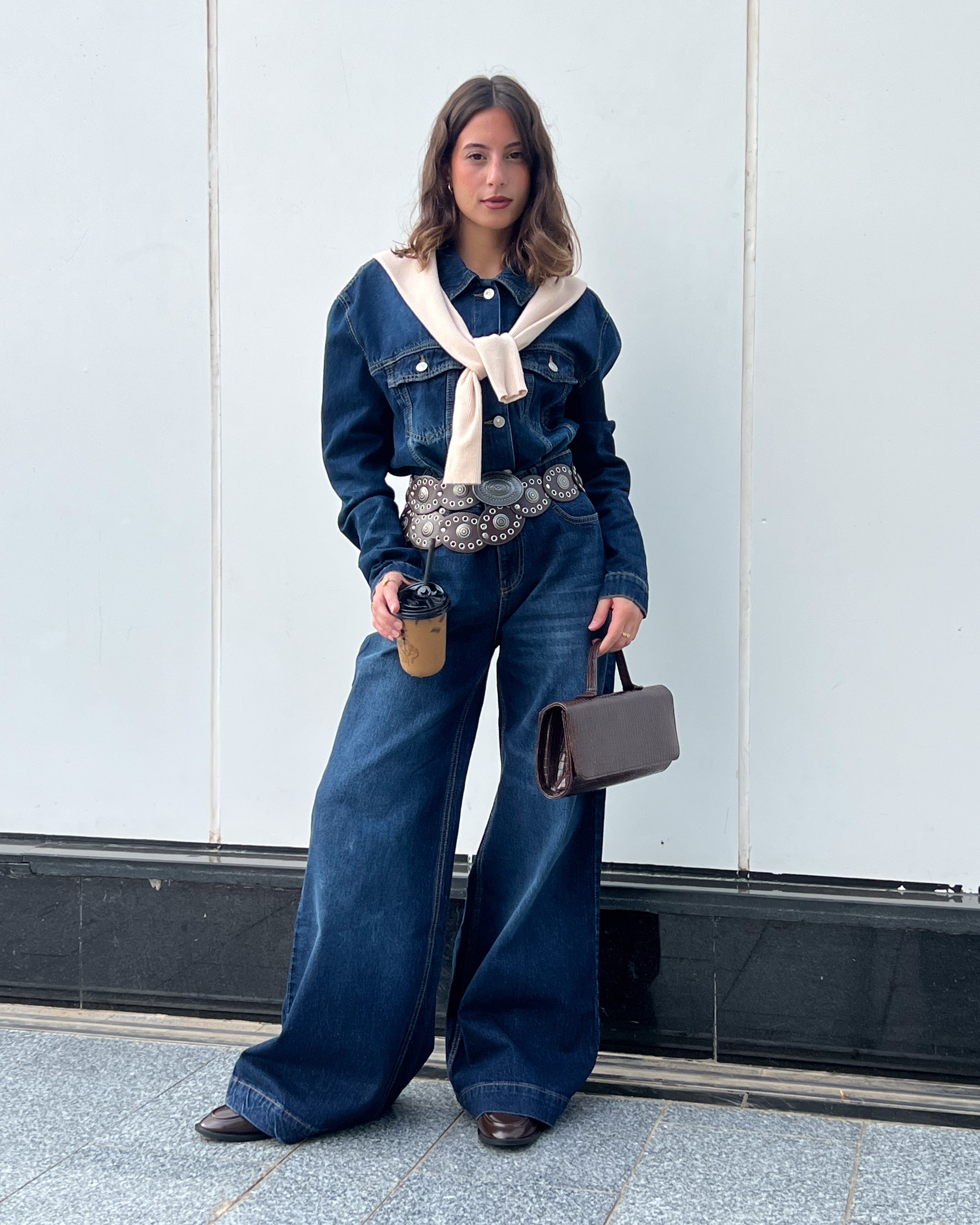 Jeans Trouser β Wide-Leg (Cuffed Hem)