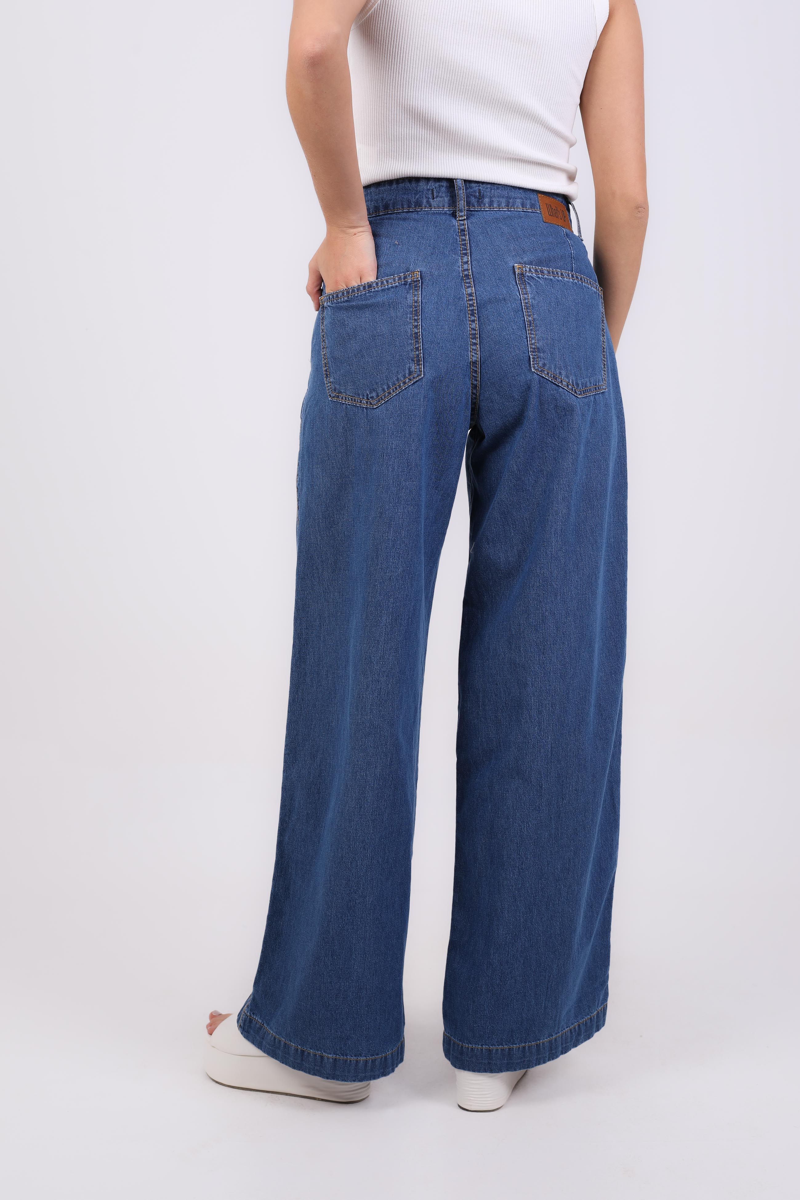 Jeans Trouser – Wide Leg Plain