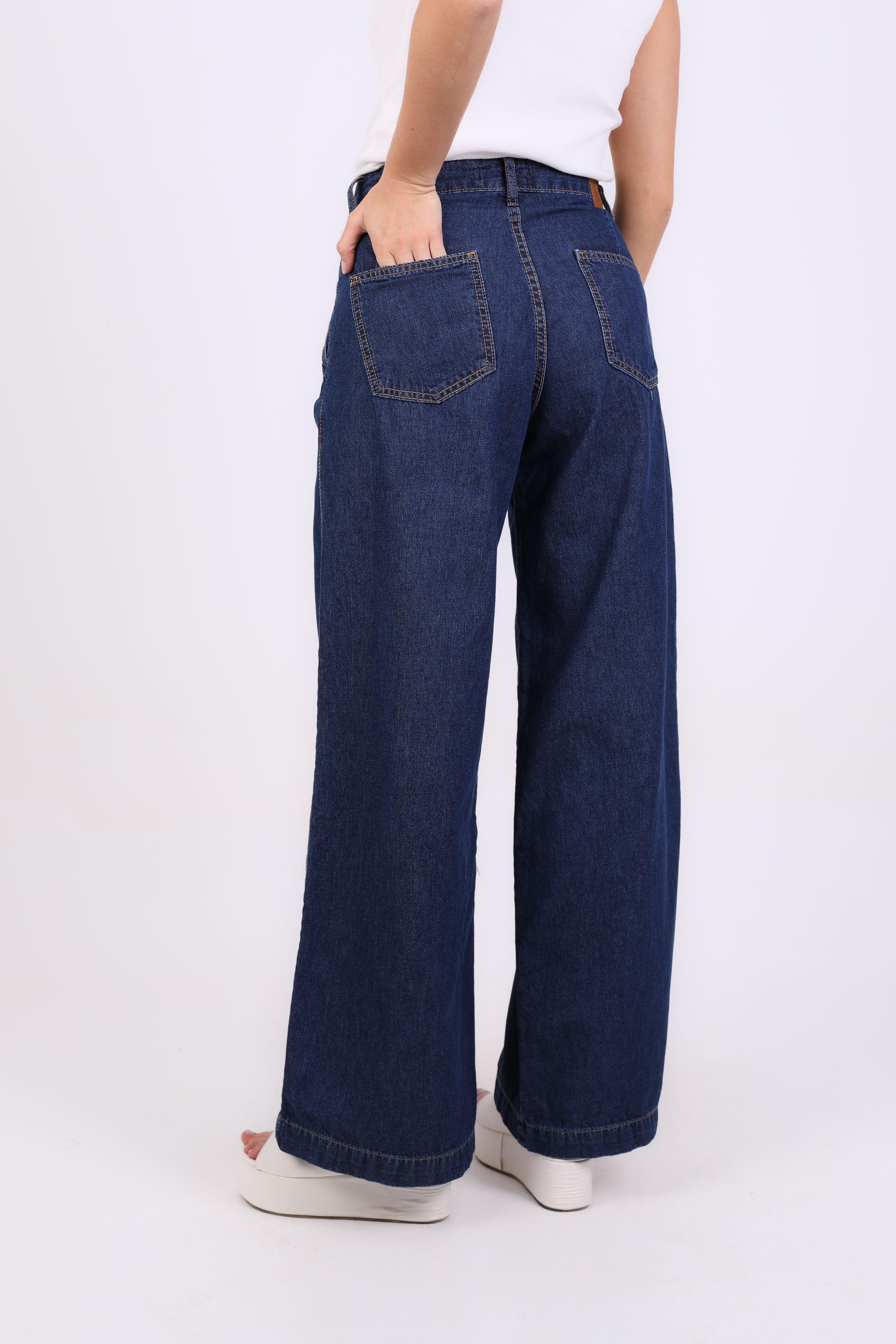 Jeans Trouser – Wide Leg Plain