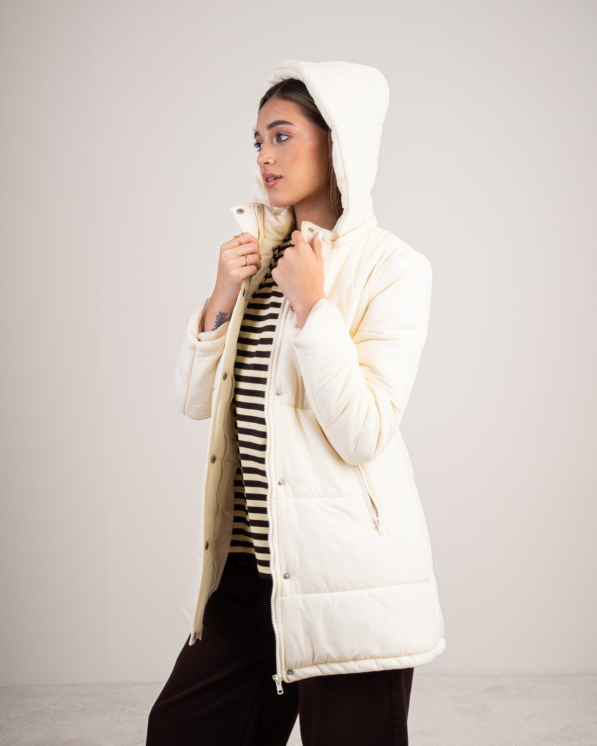 Long Waterproof Jacket With Hood