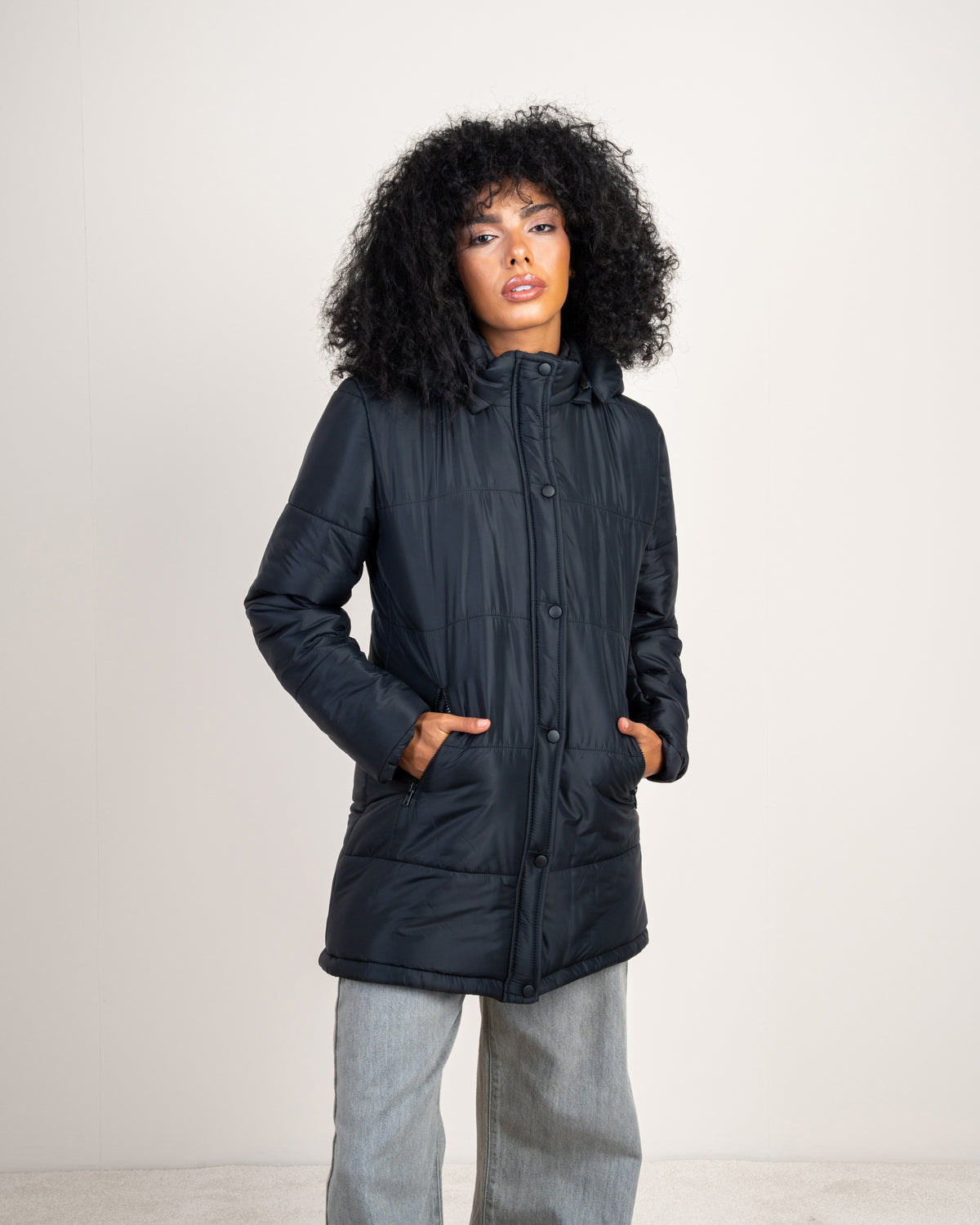 Long Waterproof Jacket With Hood