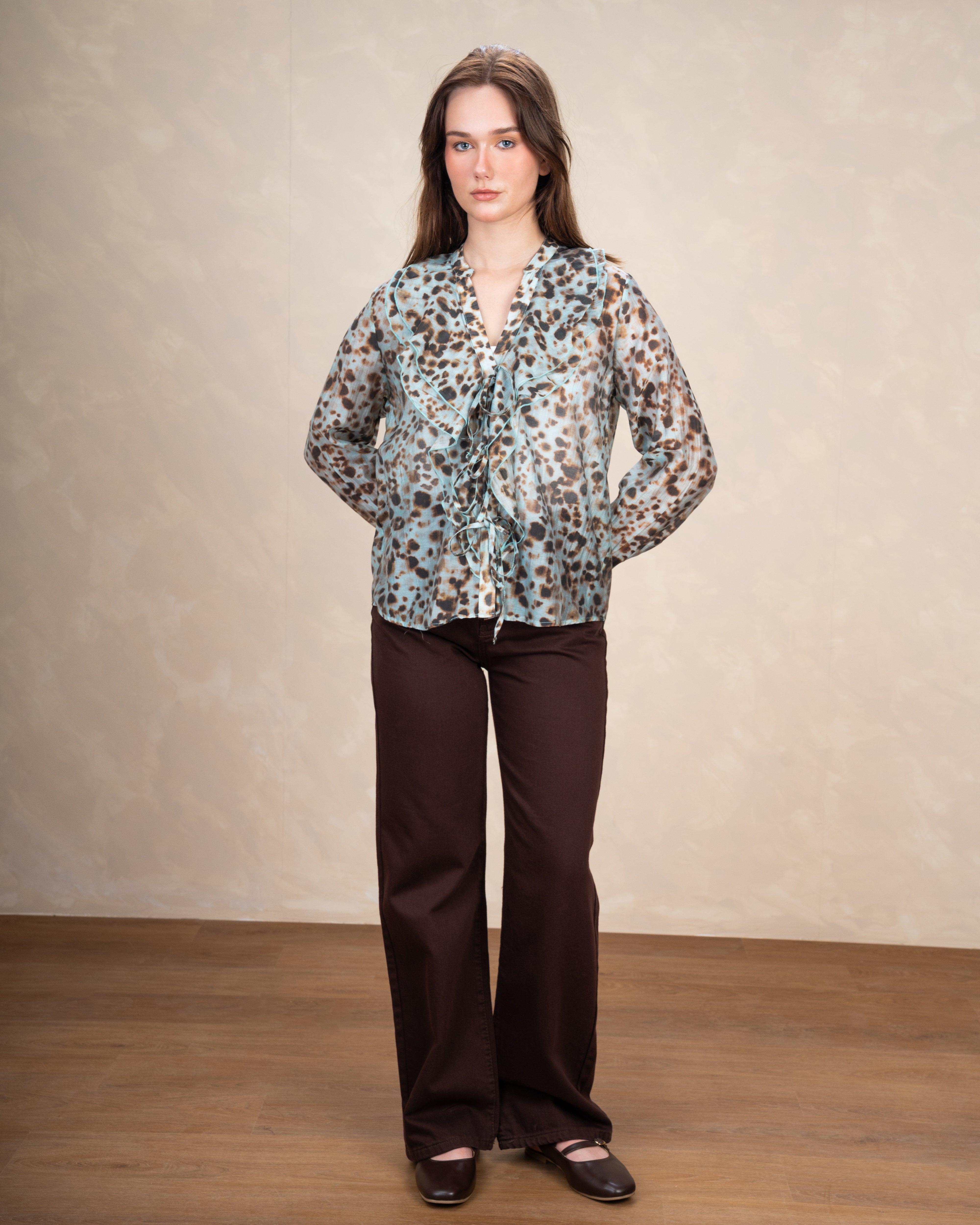 Colorful Printed Blouse