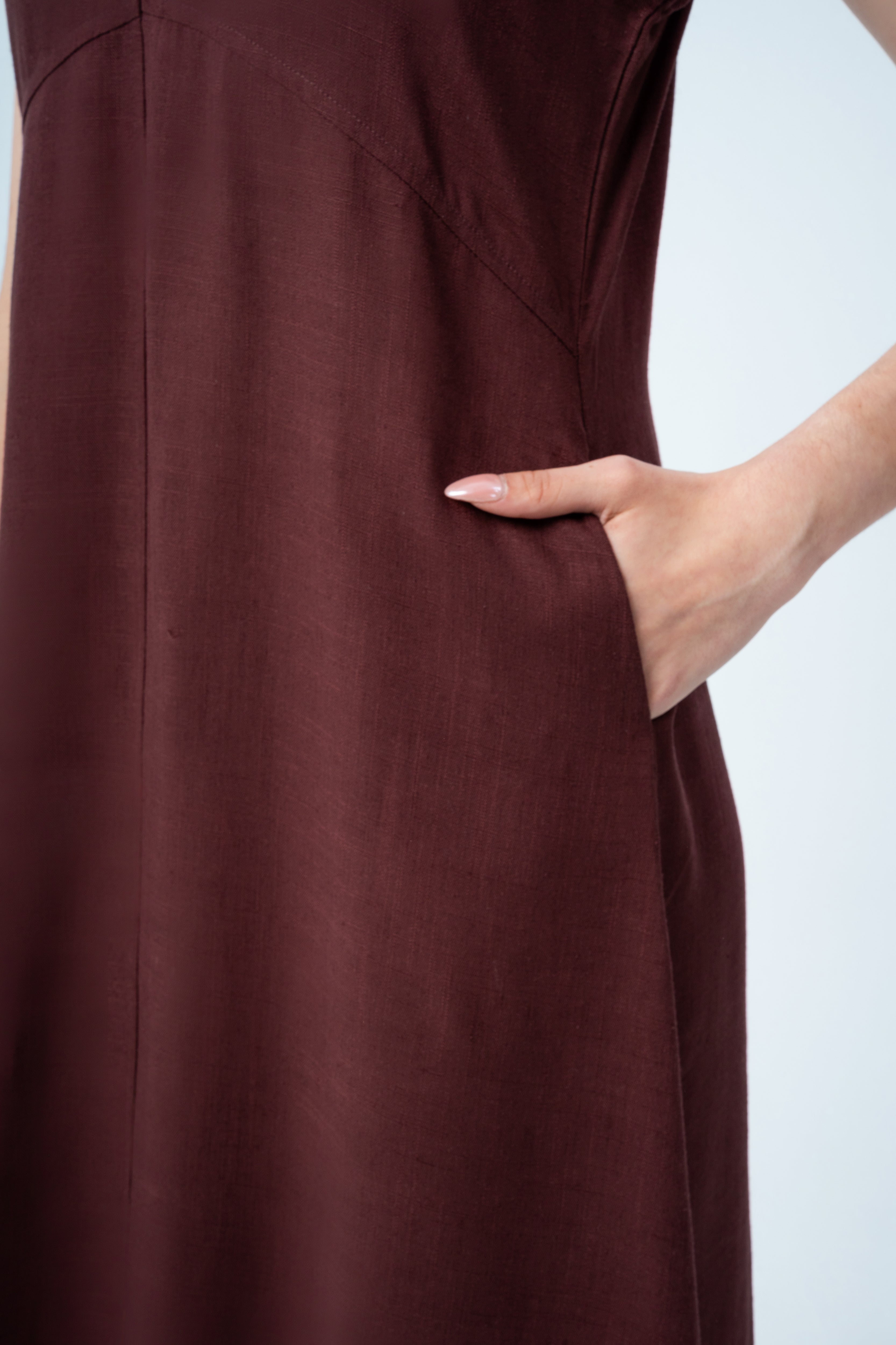 Linen Strap Dress