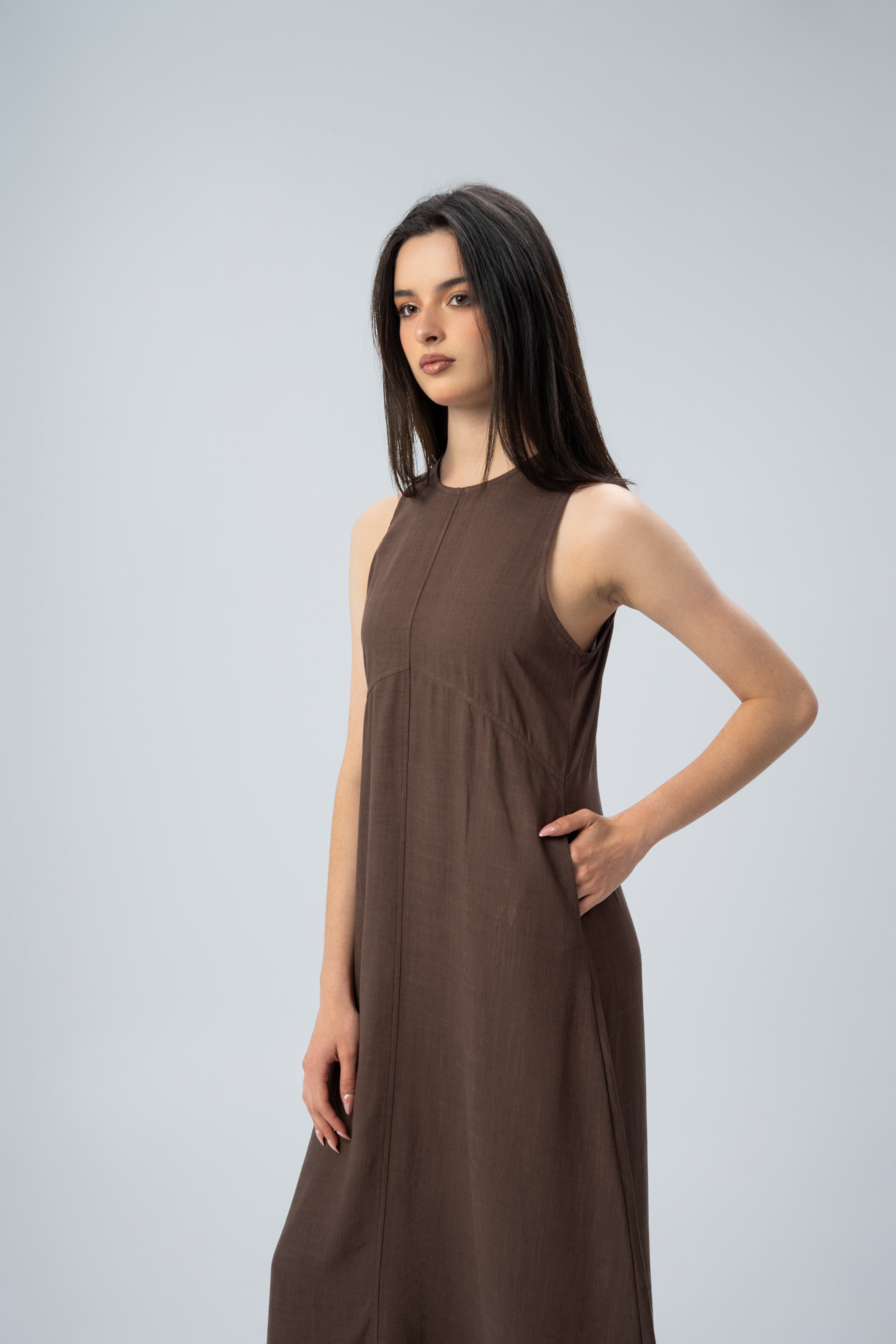 Linen Strap Dress