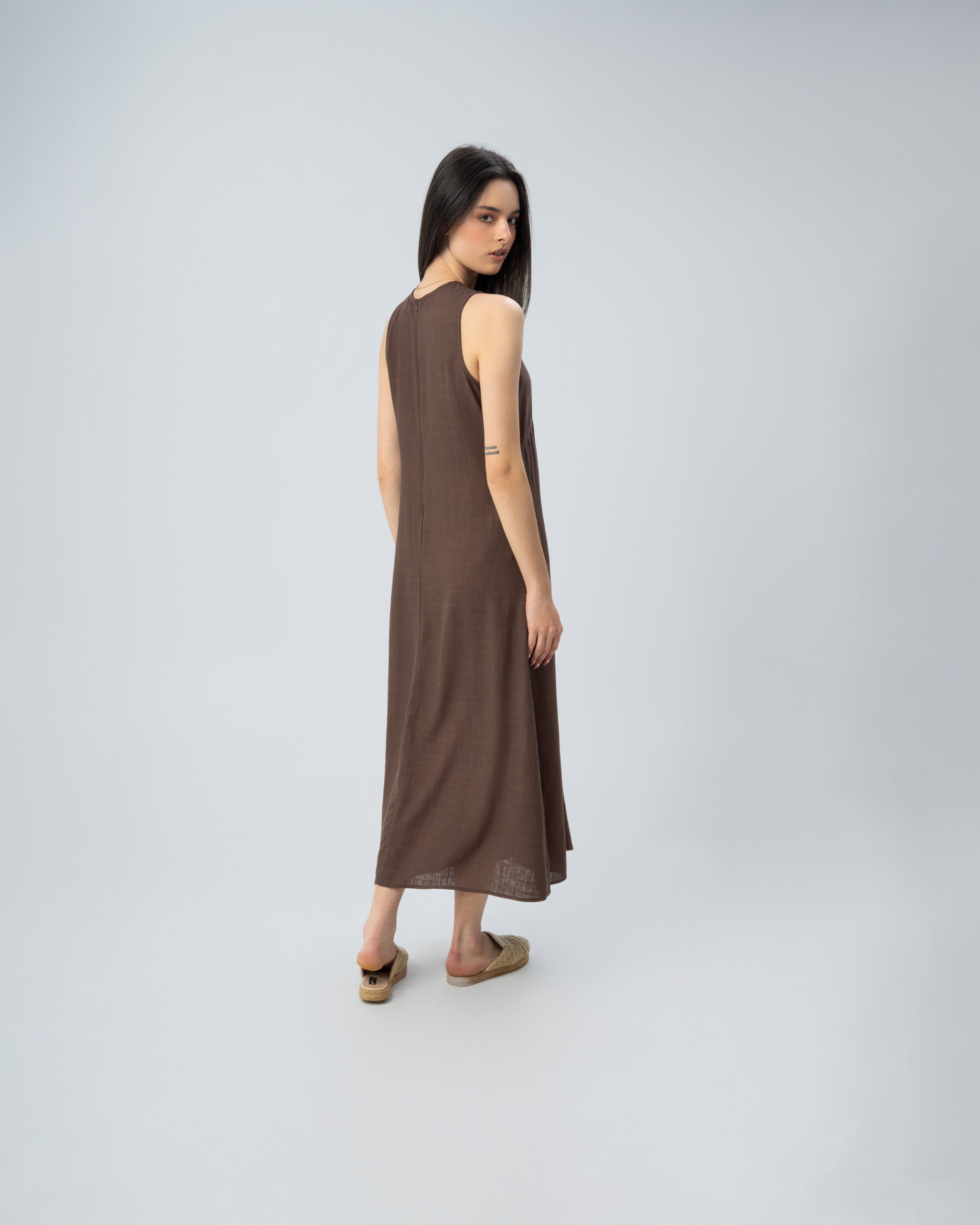 Linen Strap Dress