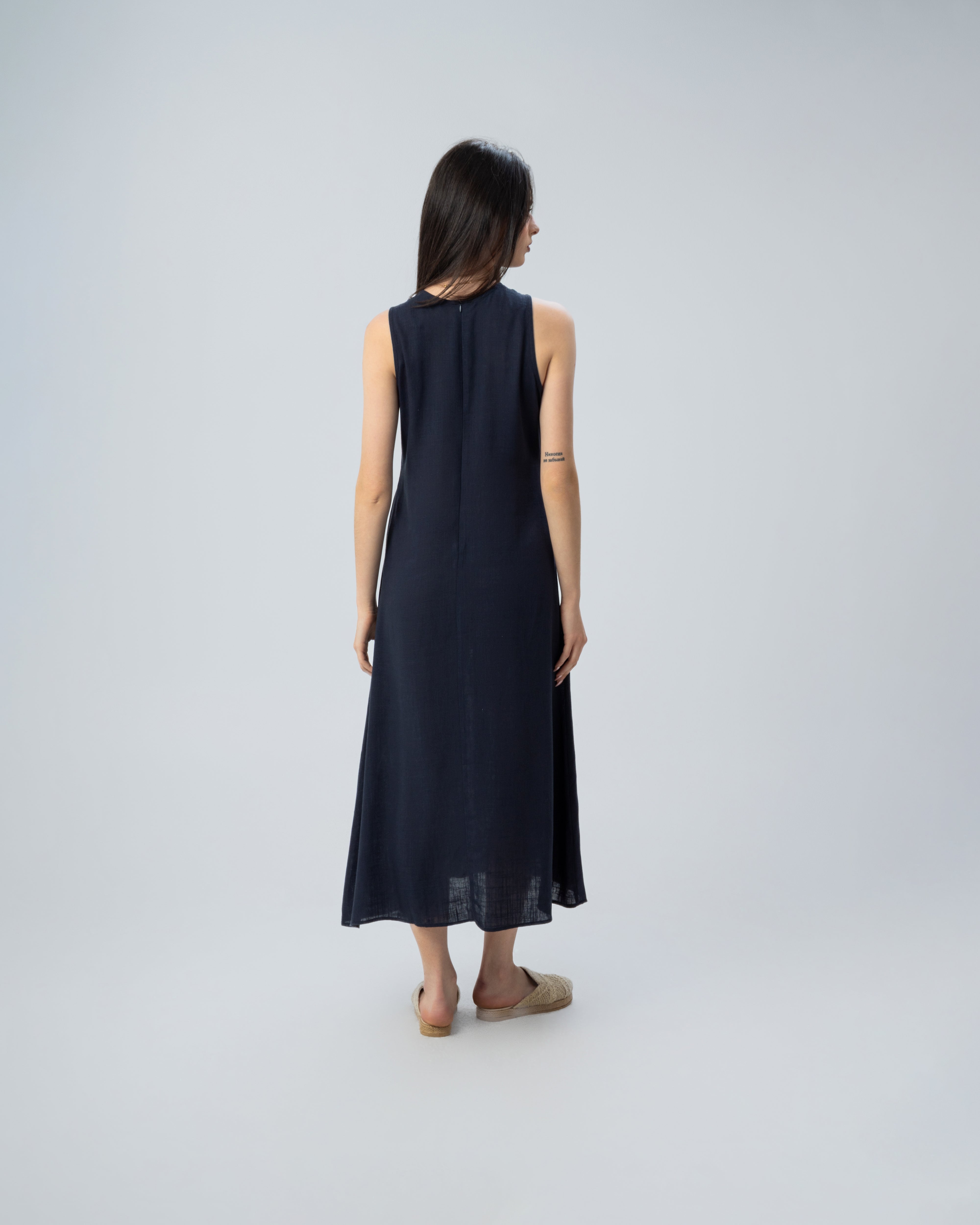 Linen Strap Dress