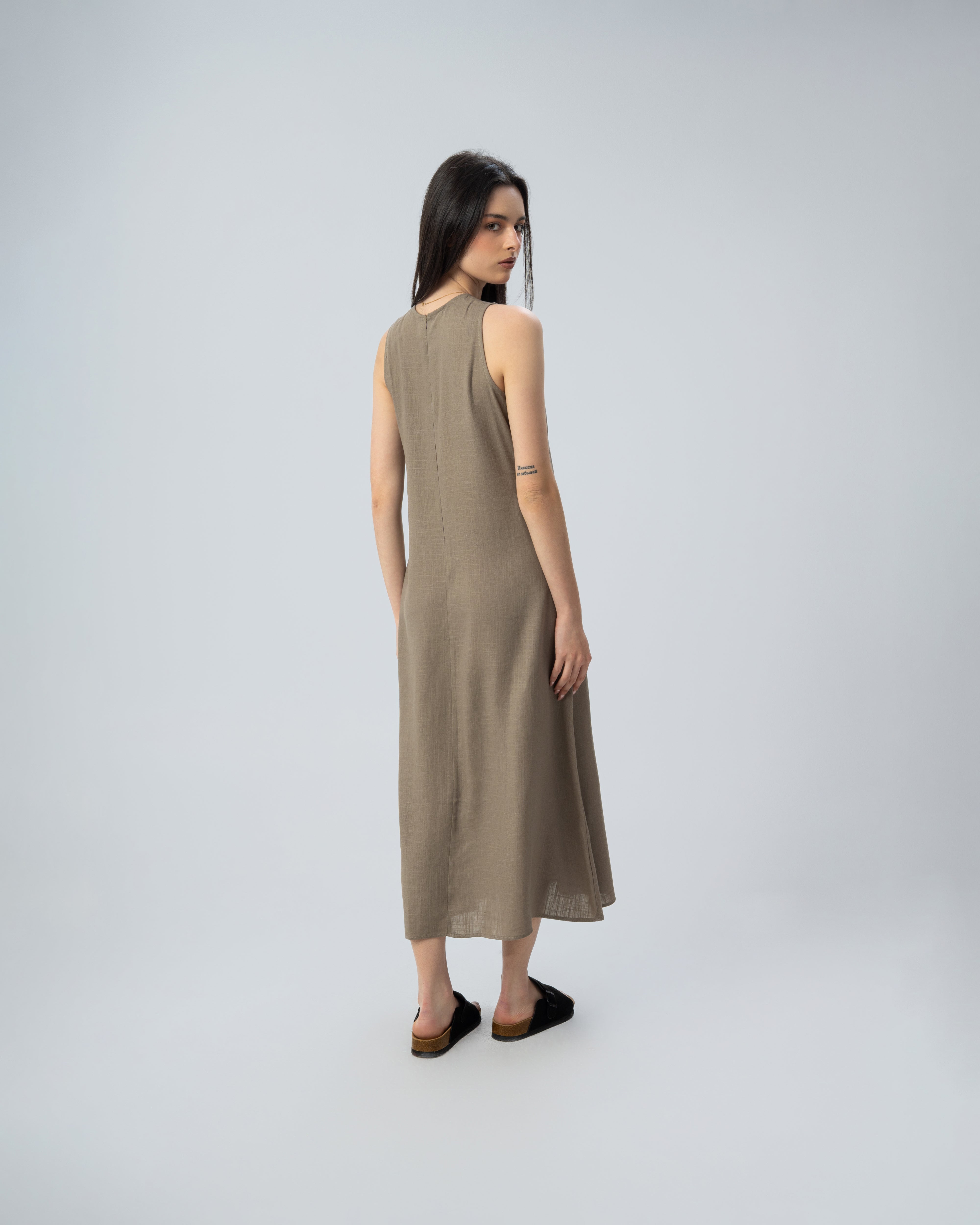 Linen Strap Dress