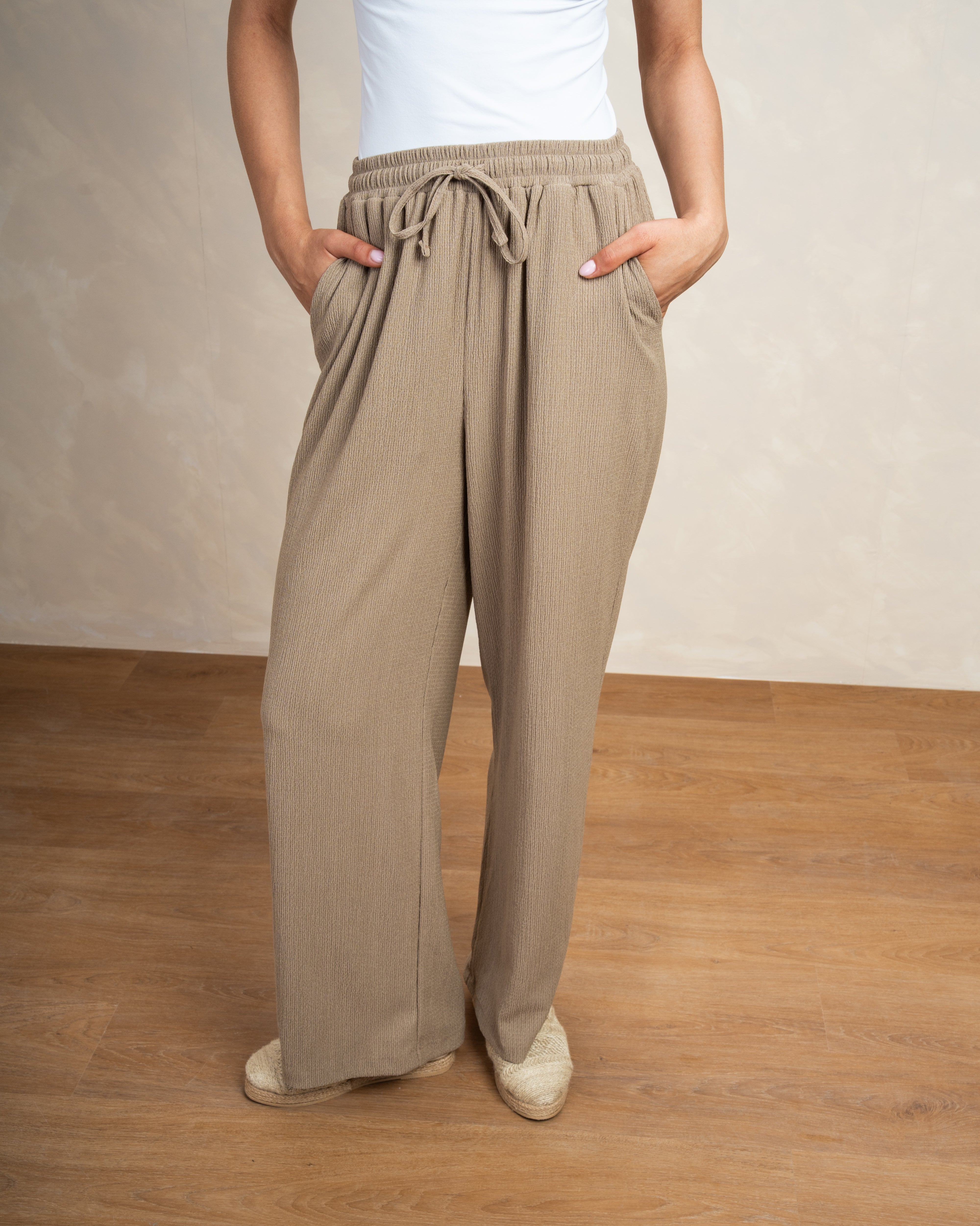 Plain Drawstring Trouser