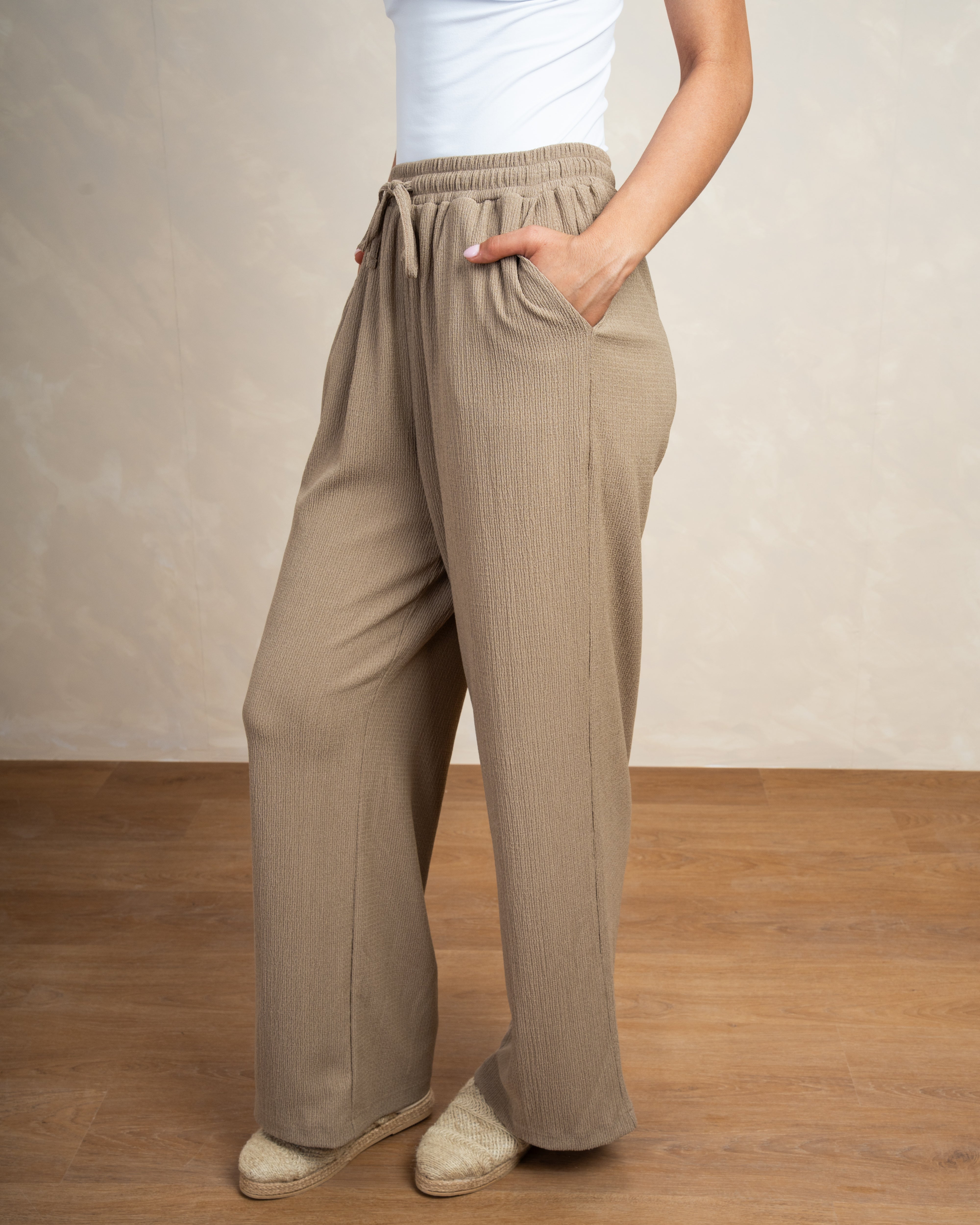 Plain Drawstring Trouser