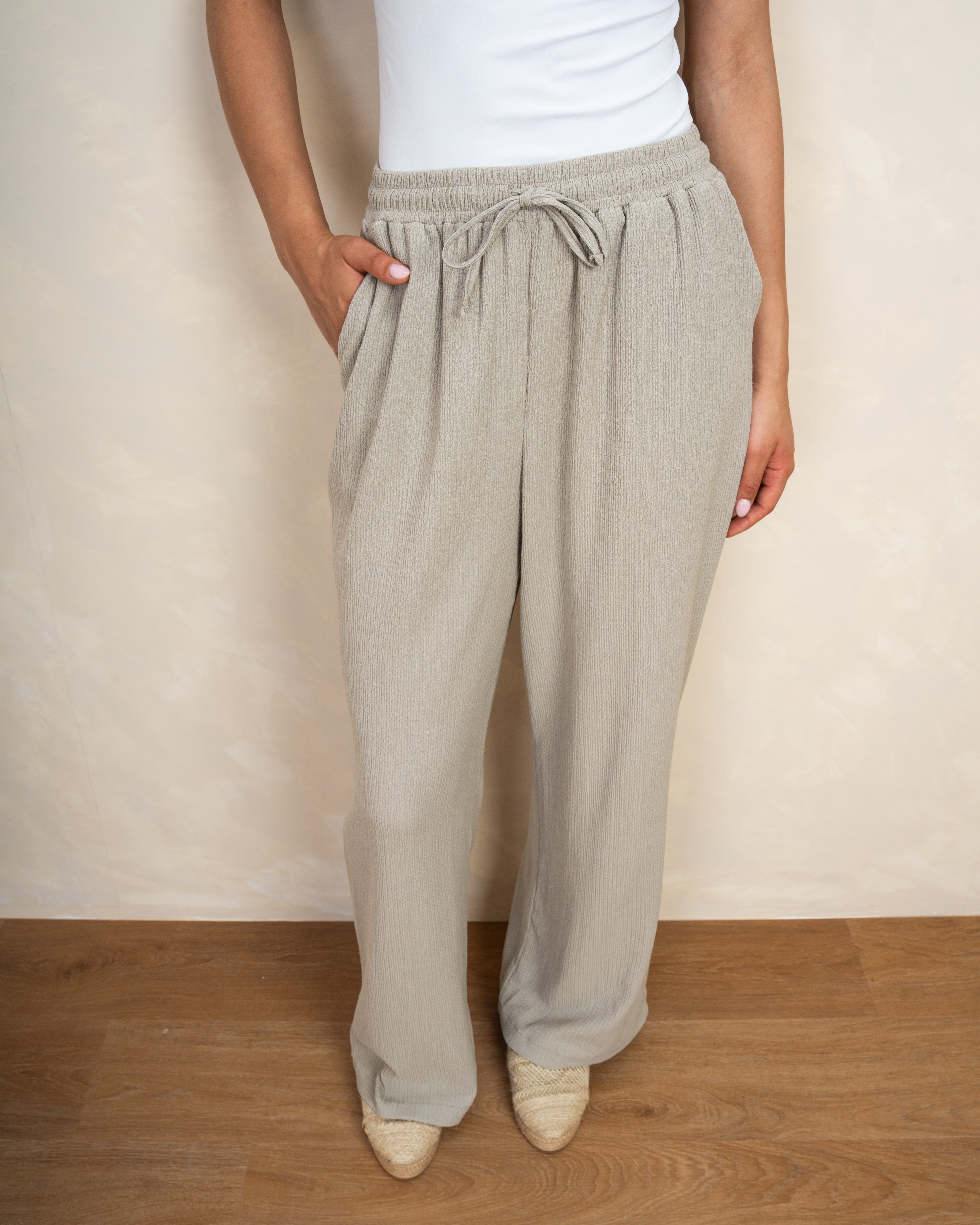 Plain Drawstring Trouser