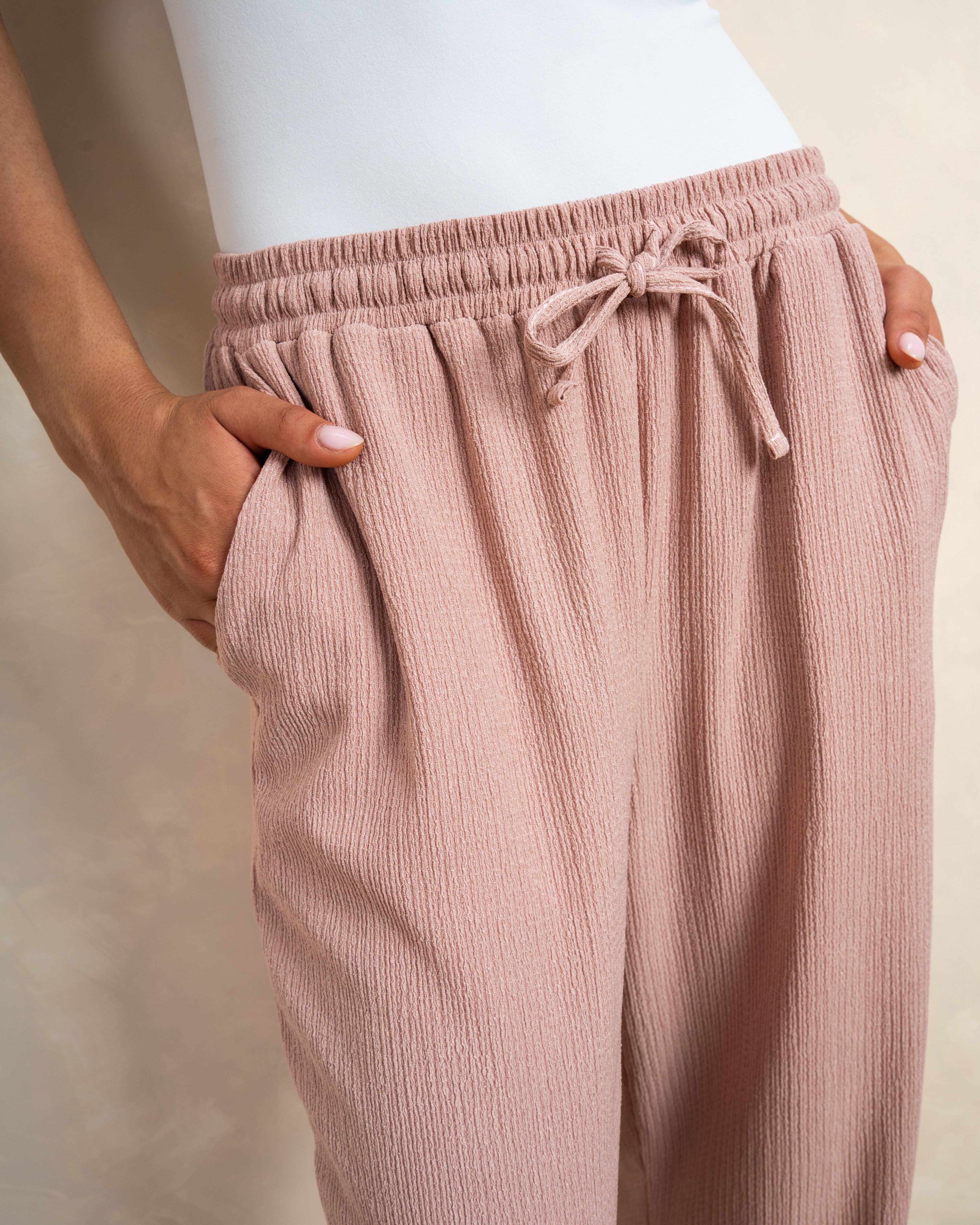 Plain Drawstring Trouser