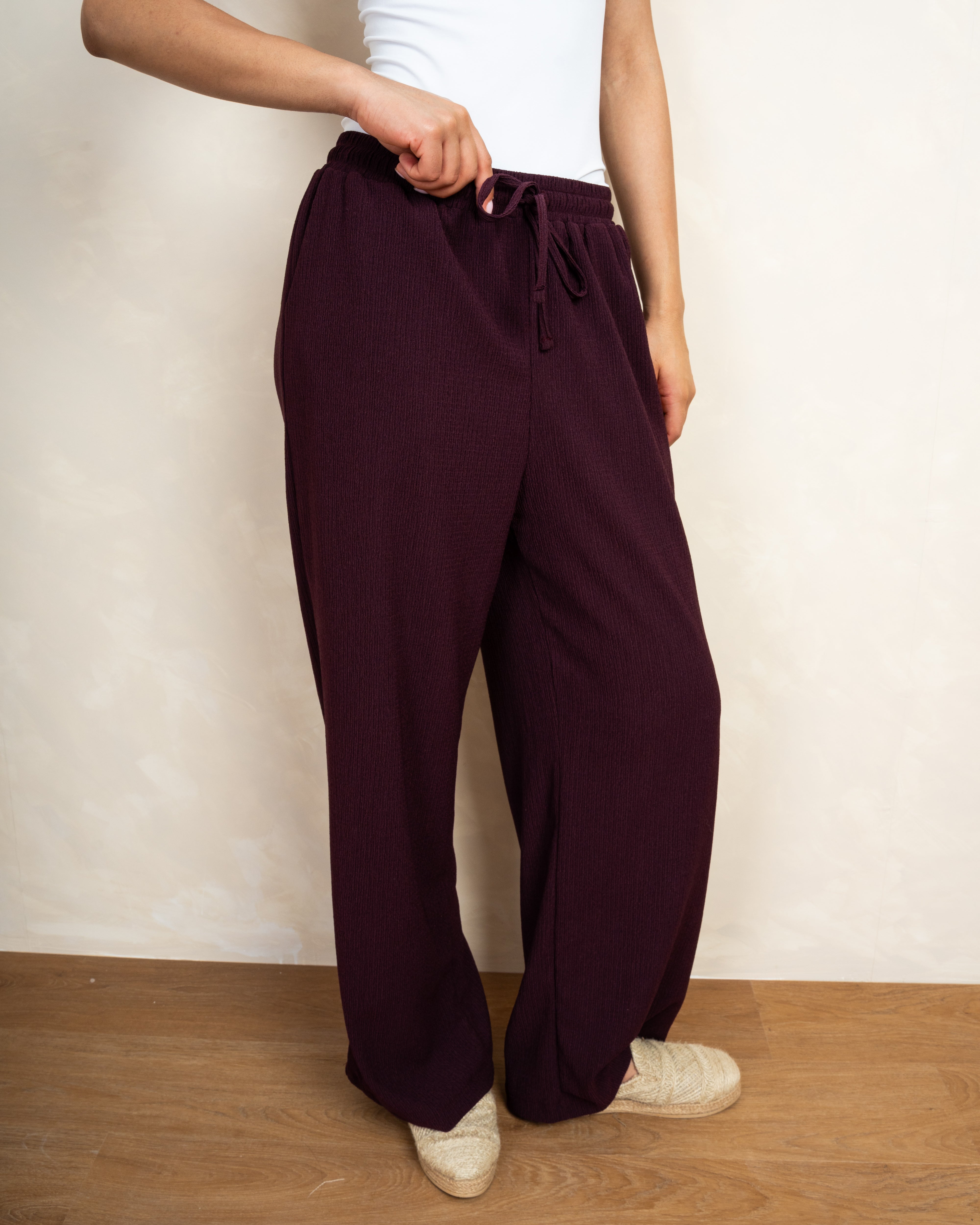Plain Drawstring Trouser
