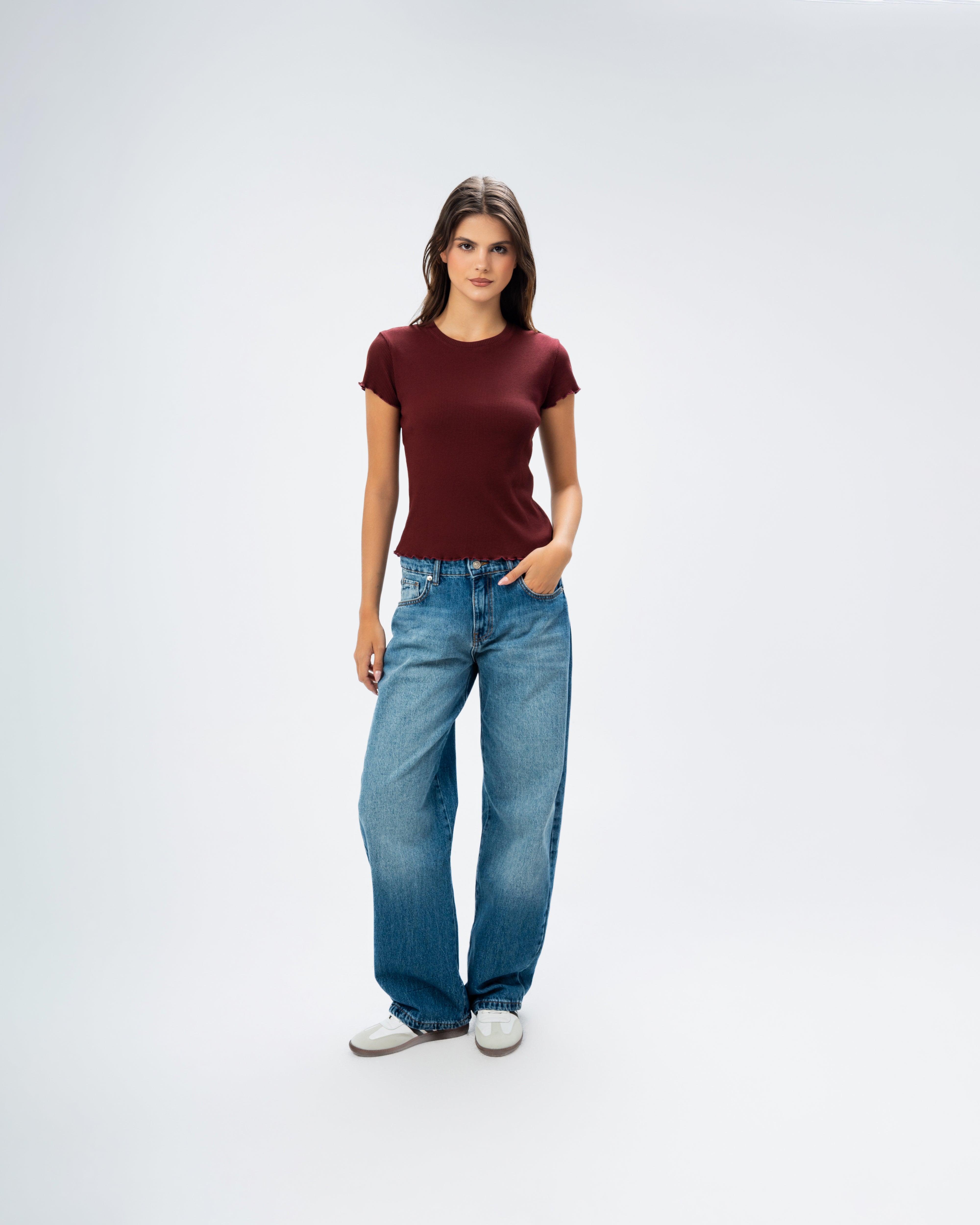 Basic Plain Short Sleeve T-Shirt