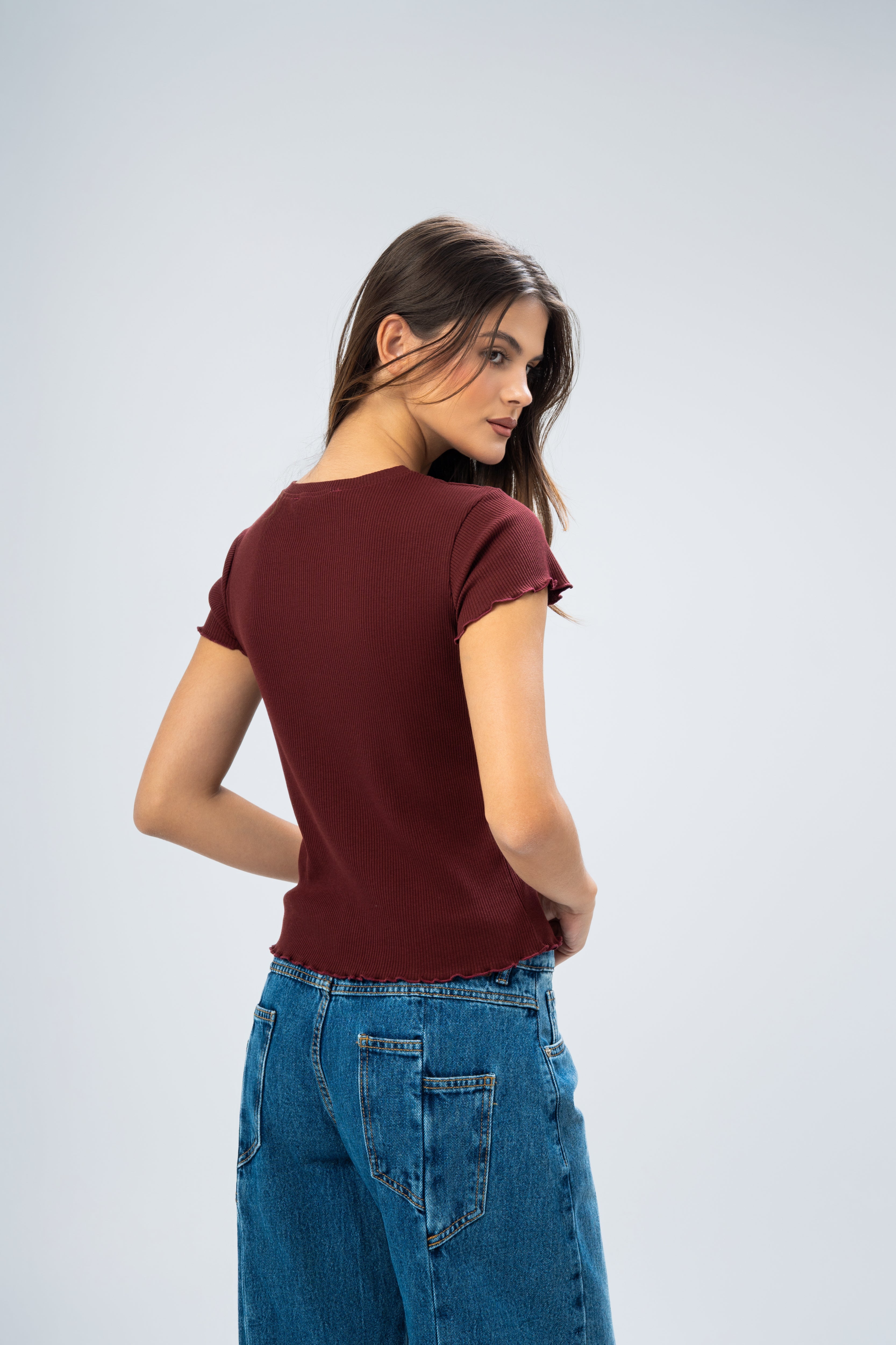 Basic Plain Short Sleeve T-Shirt