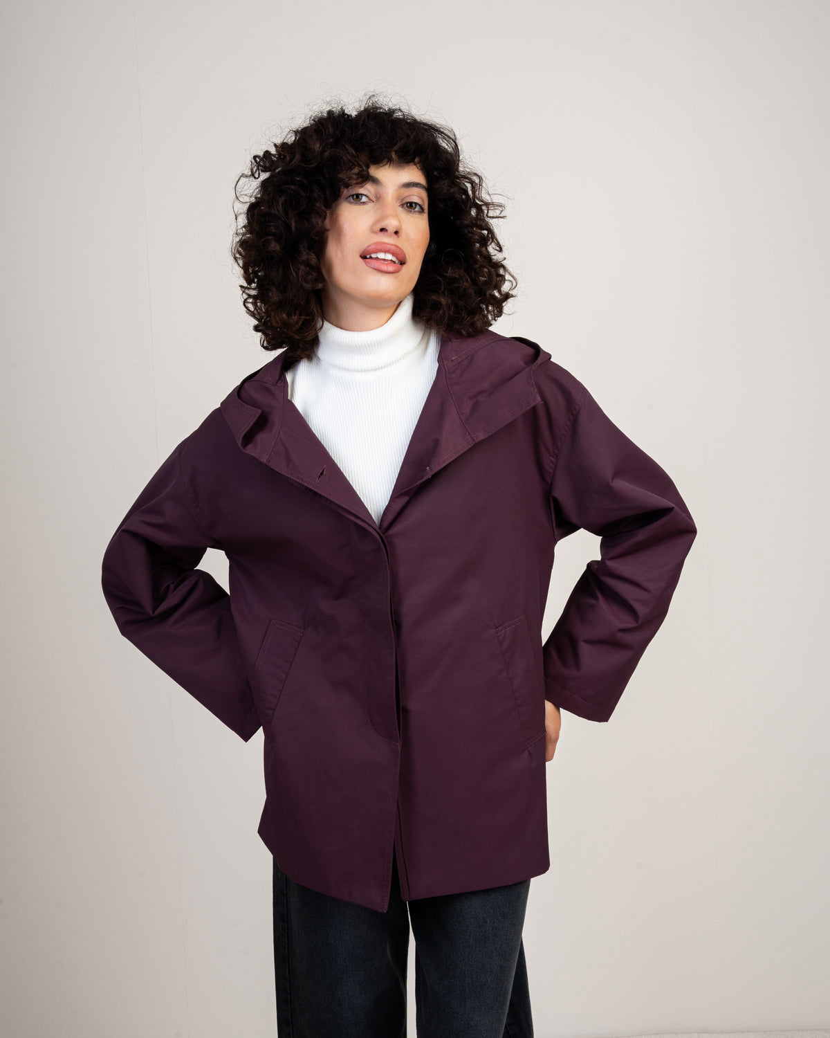 jacket Gabardine with hood