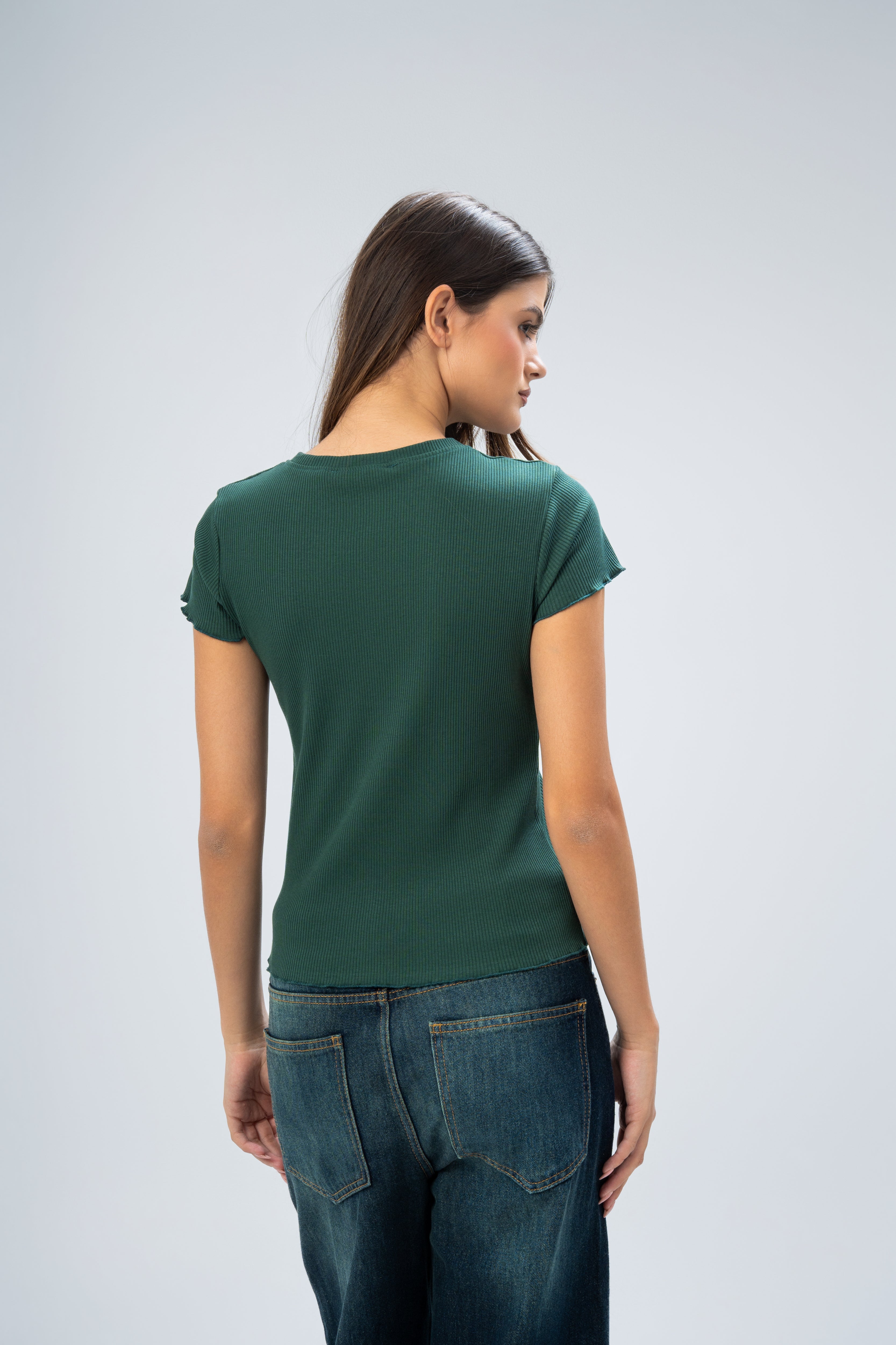 Basic Plain Short Sleeve T-Shirt