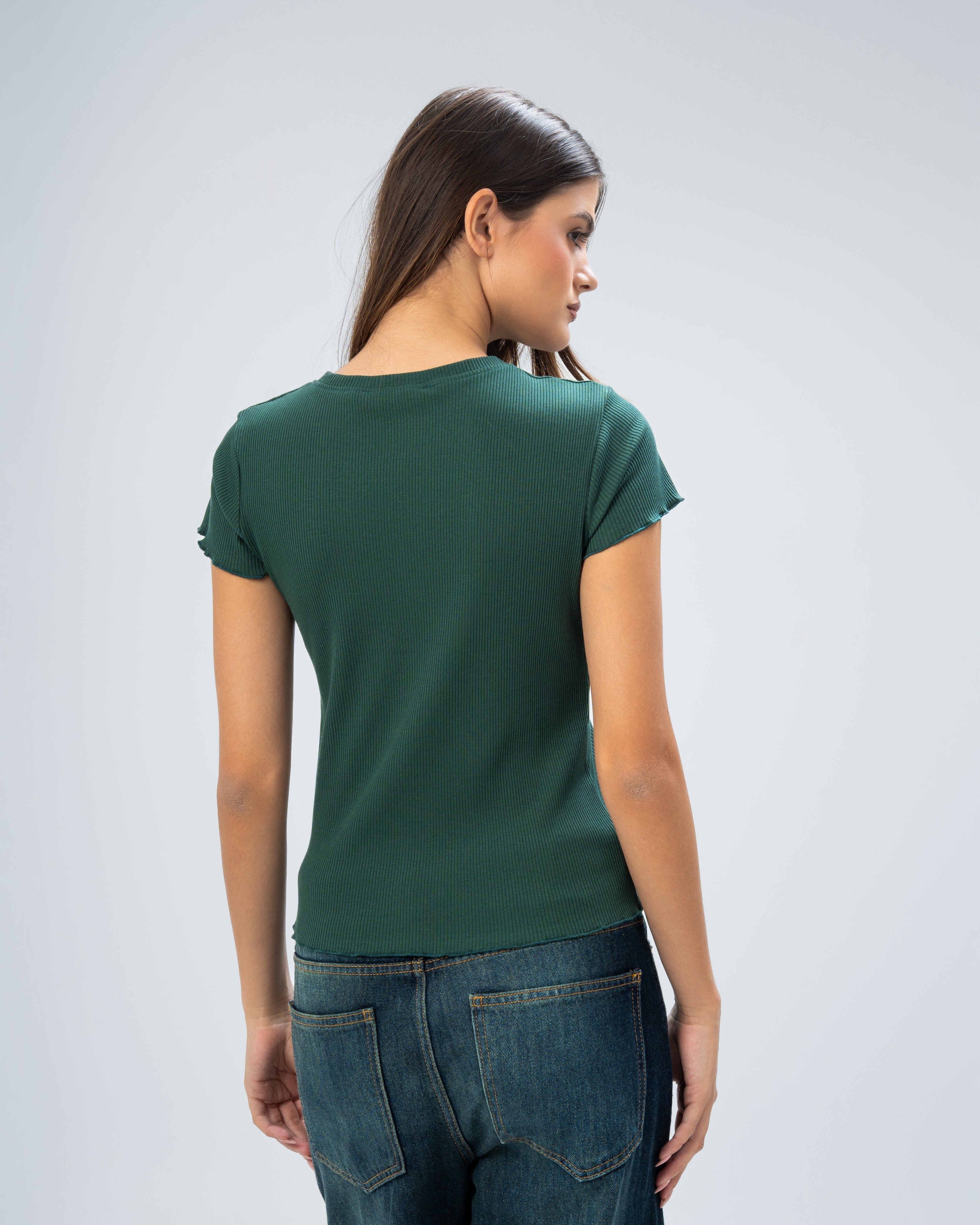 Basic Plain Short Sleeve T-Shirt