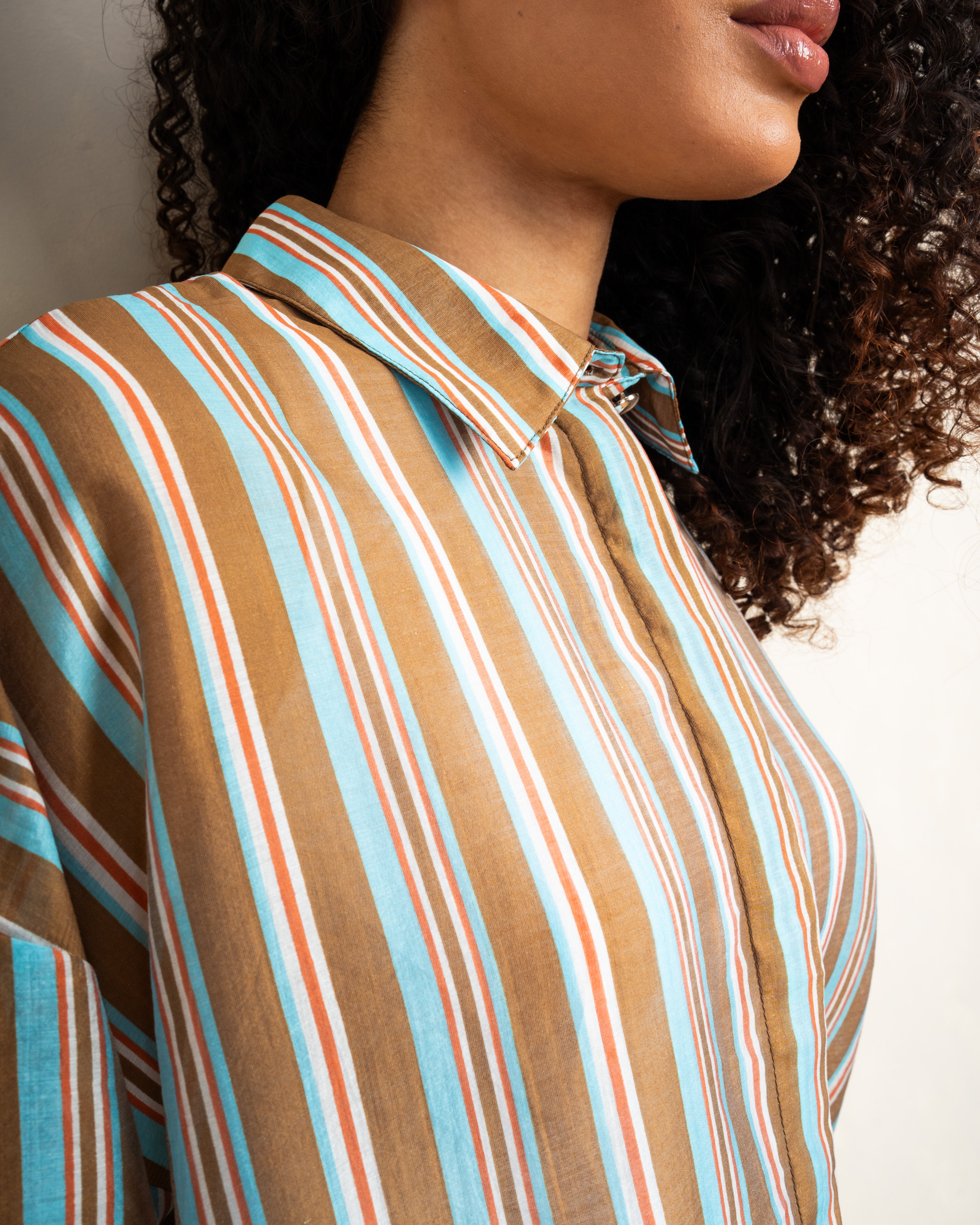 Short Sleeve Striped Shirt