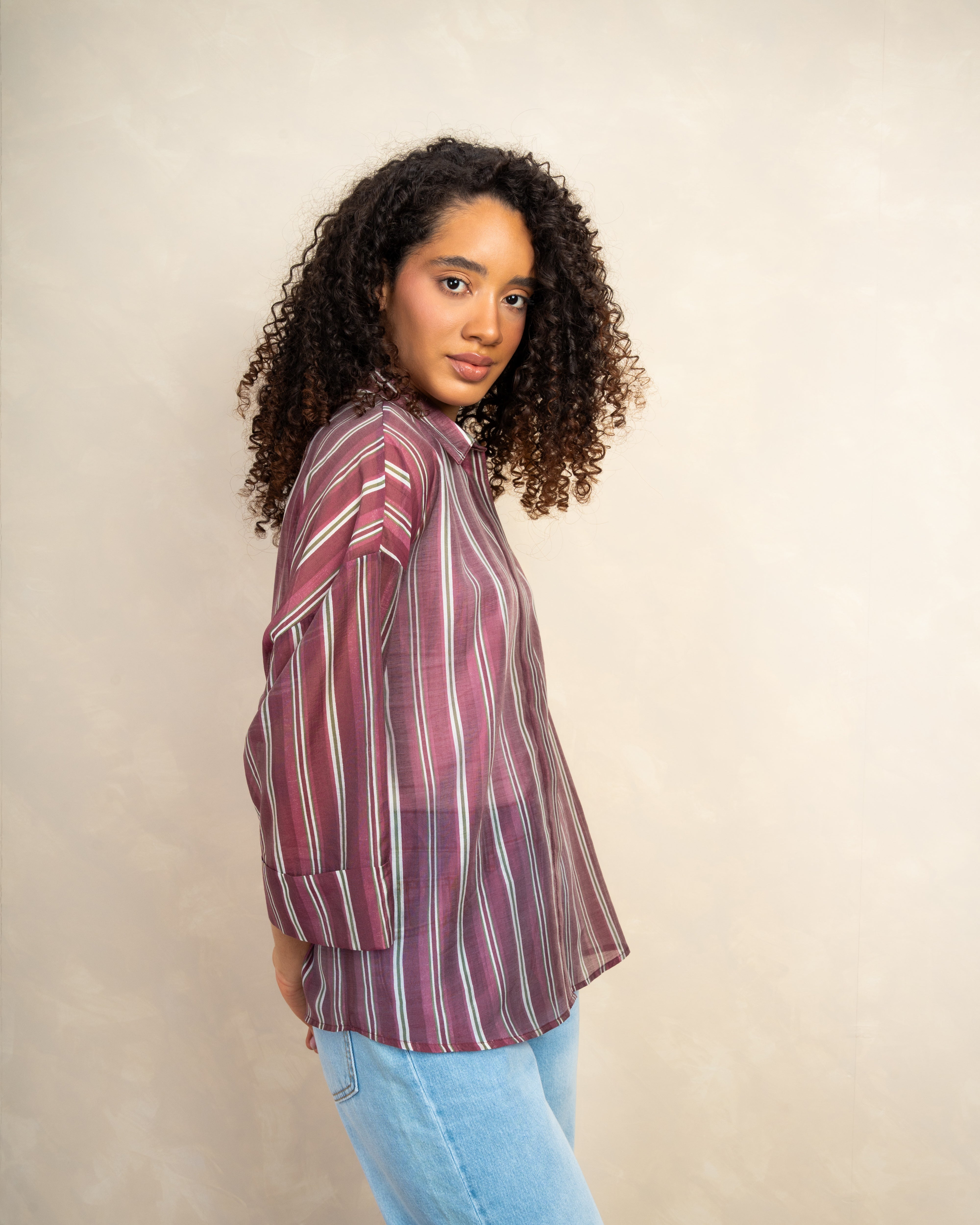 Short Sleeve Striped Shirt