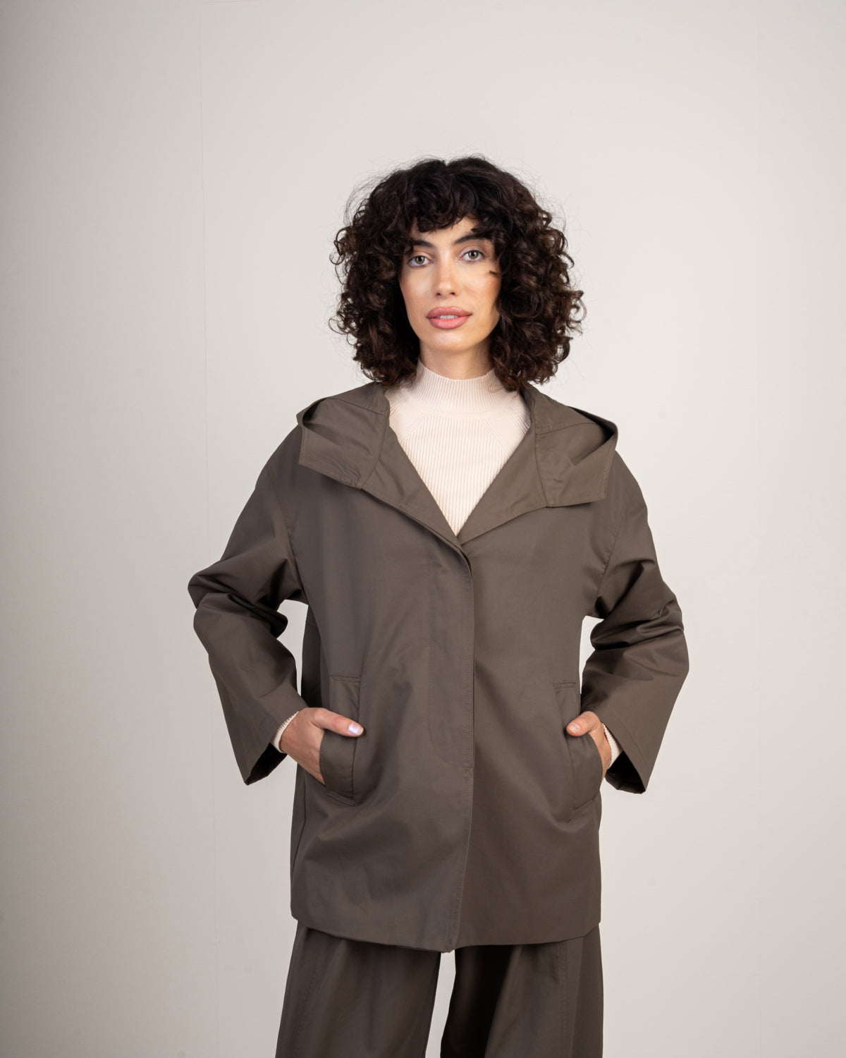 jacket Gabardine with hood