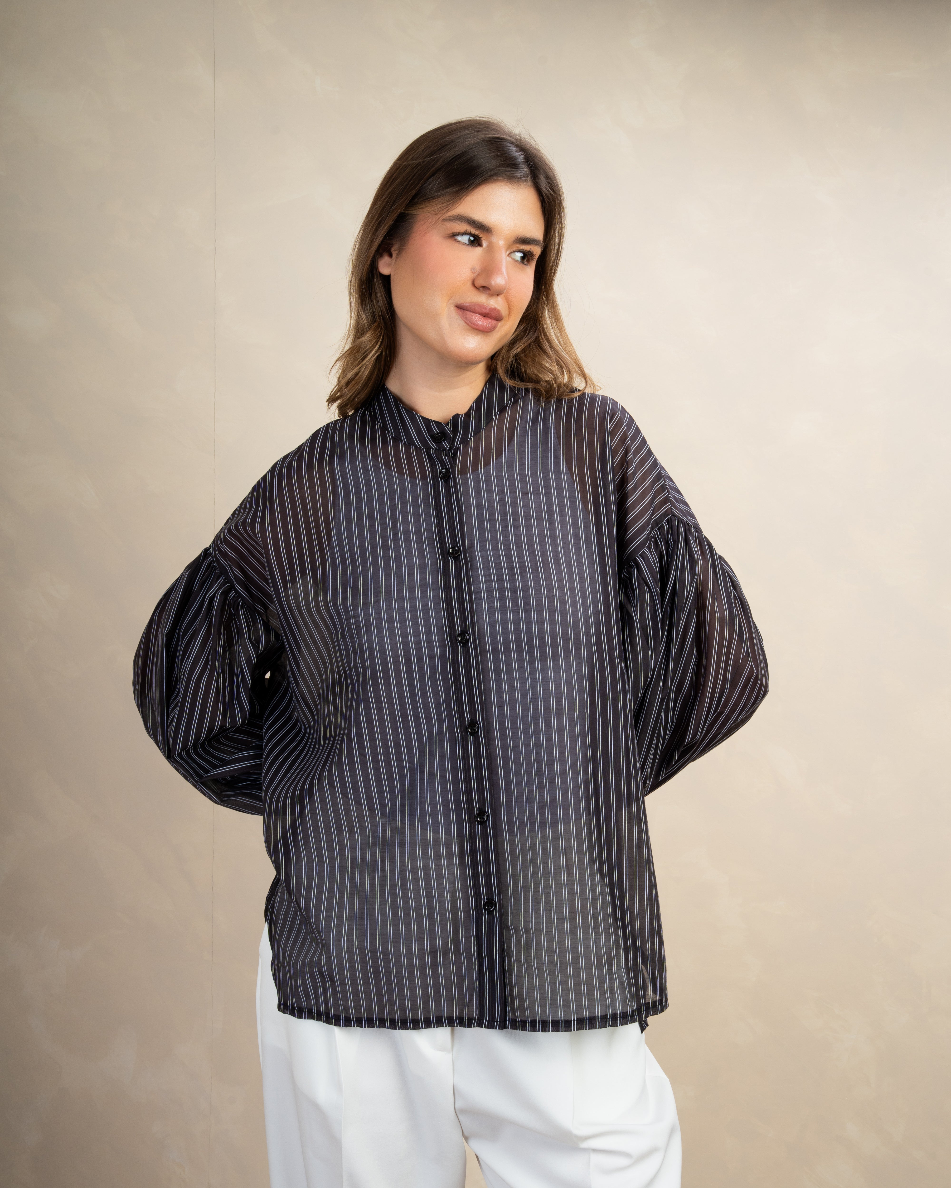 Long Striped Shirt In Different Colors