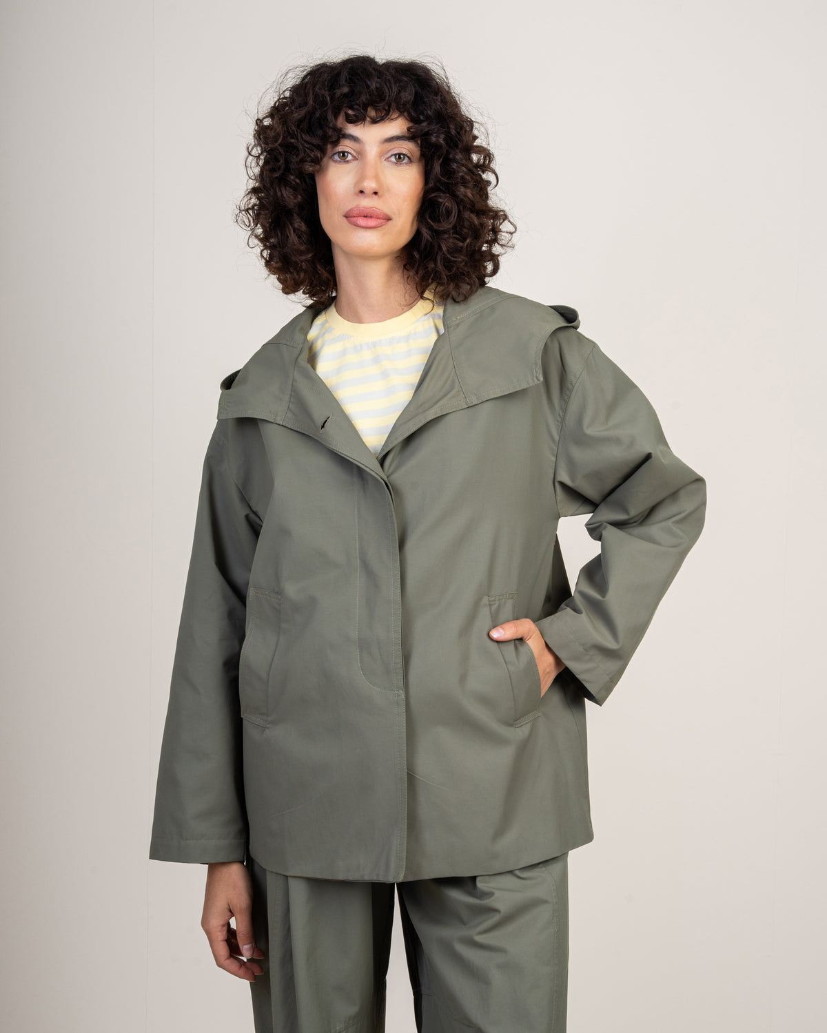 jacket Gabardine with hood