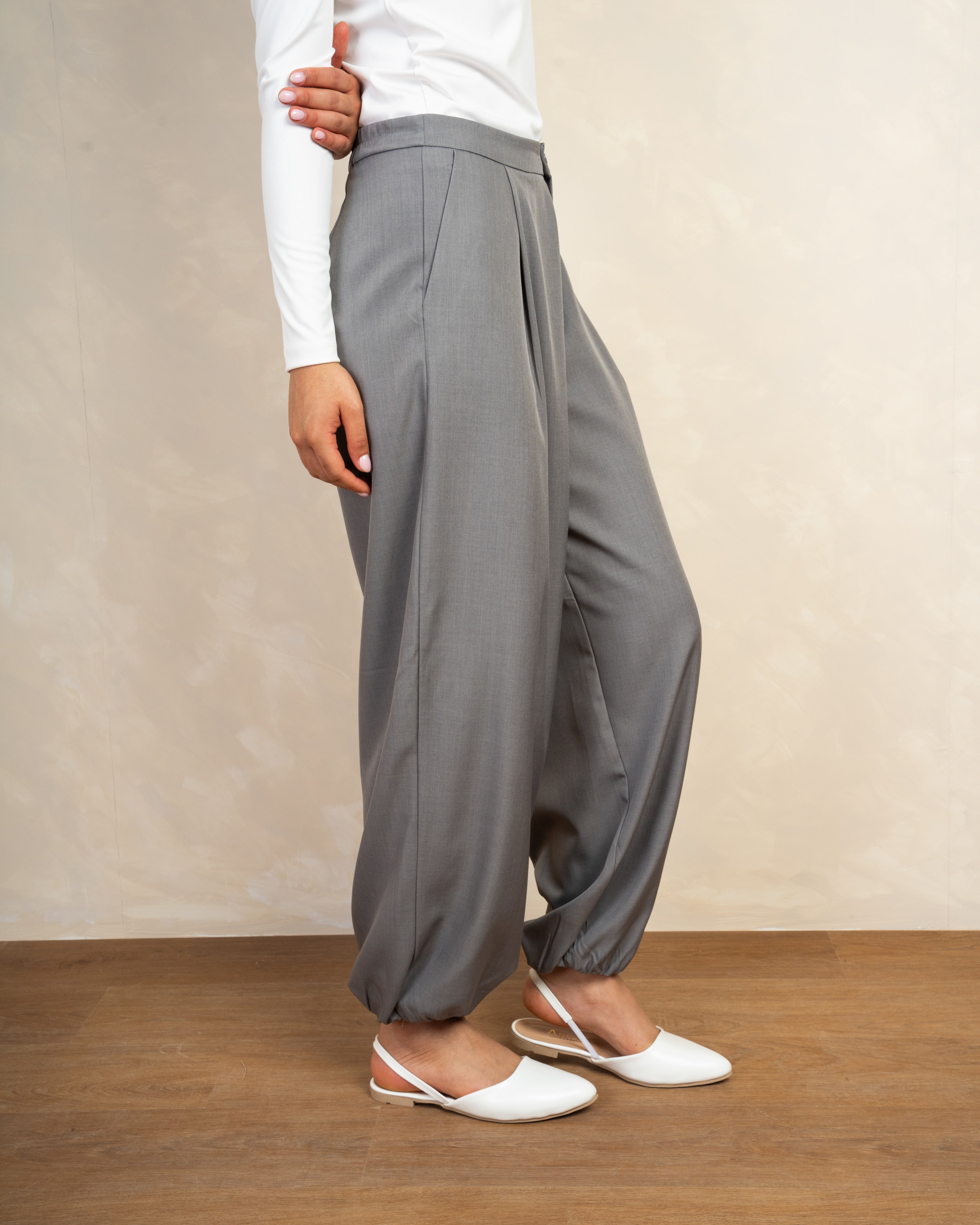 Classic Trouser With Elastic Leg