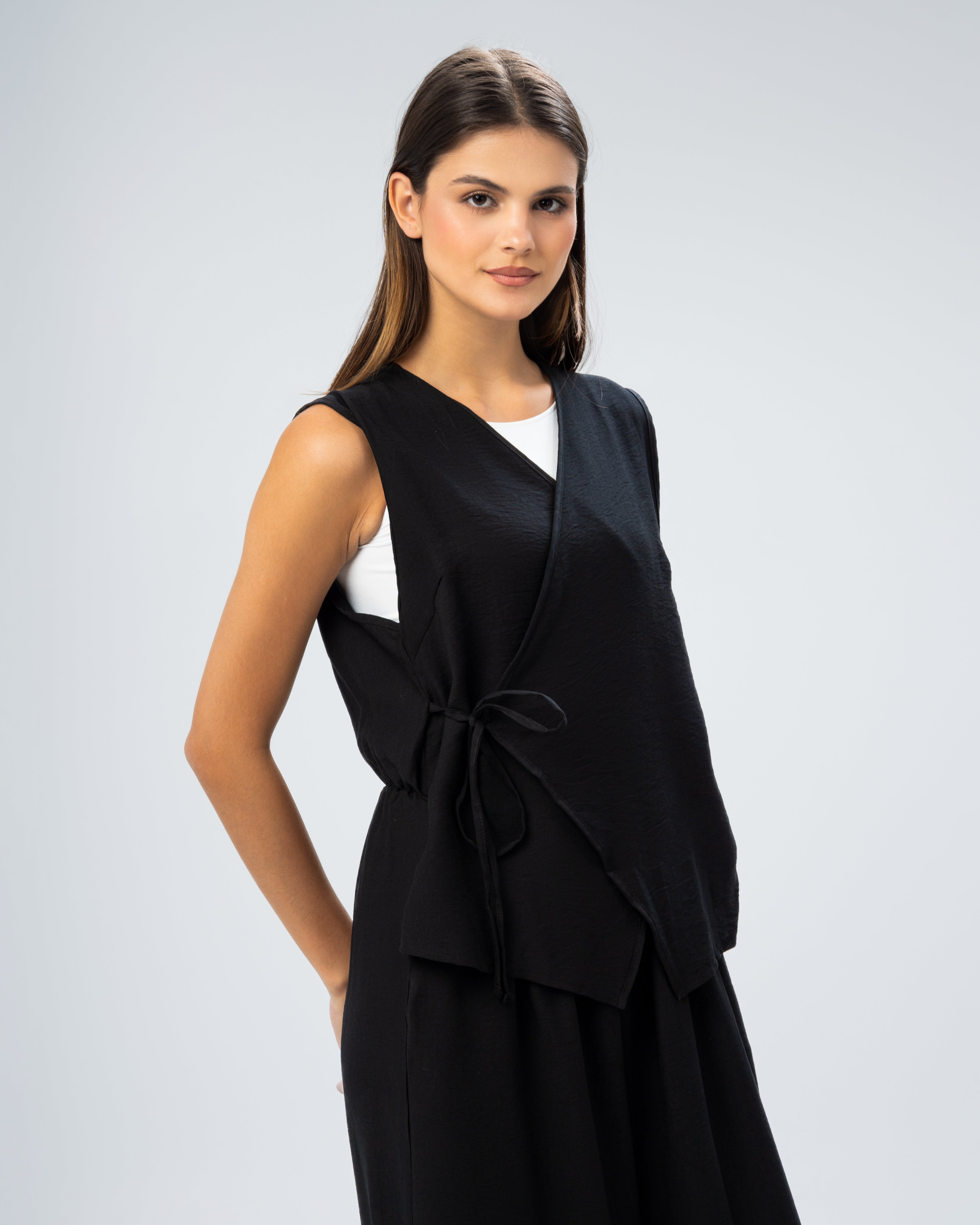 Linen jumpsuit cut