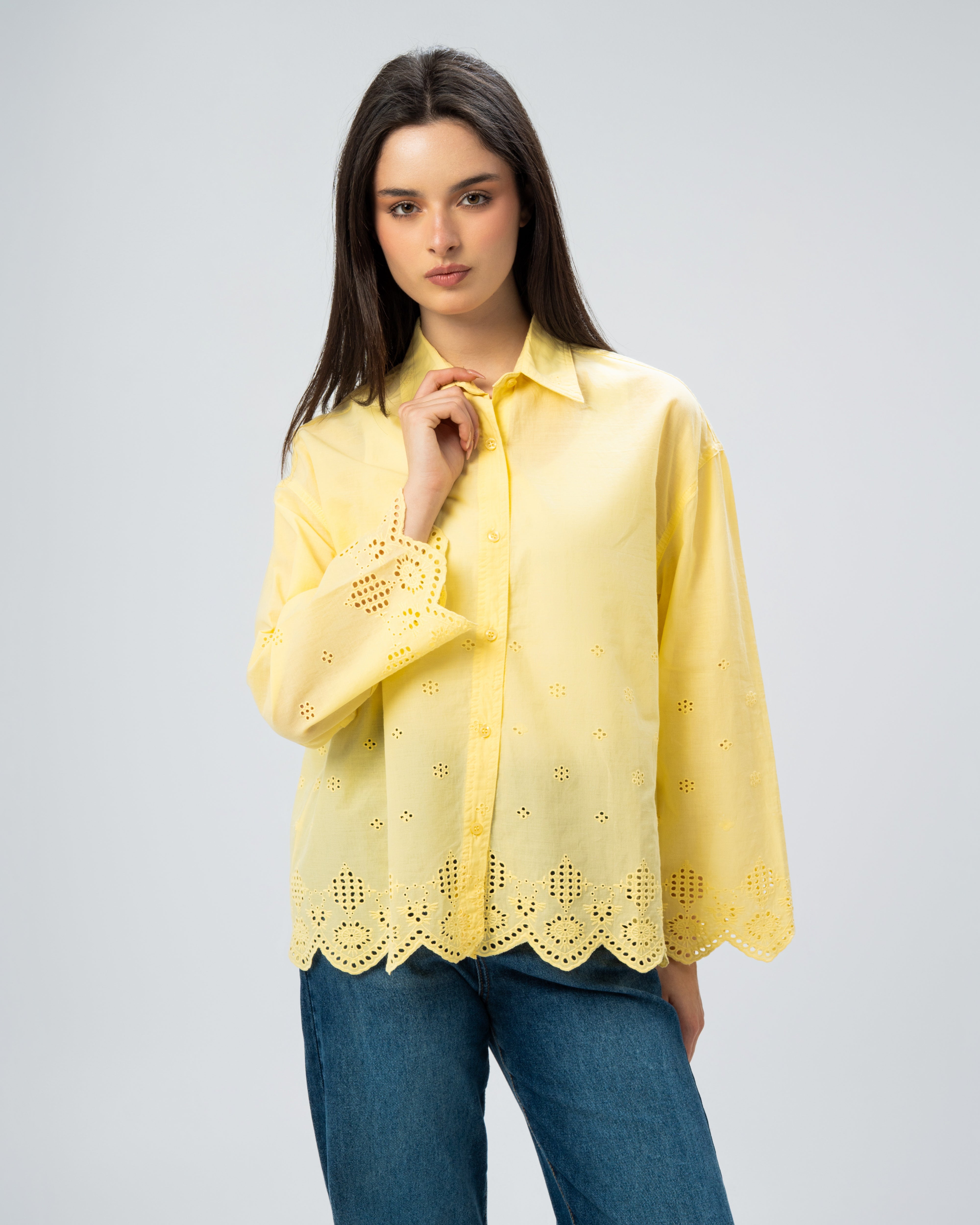 Embroidered chemise