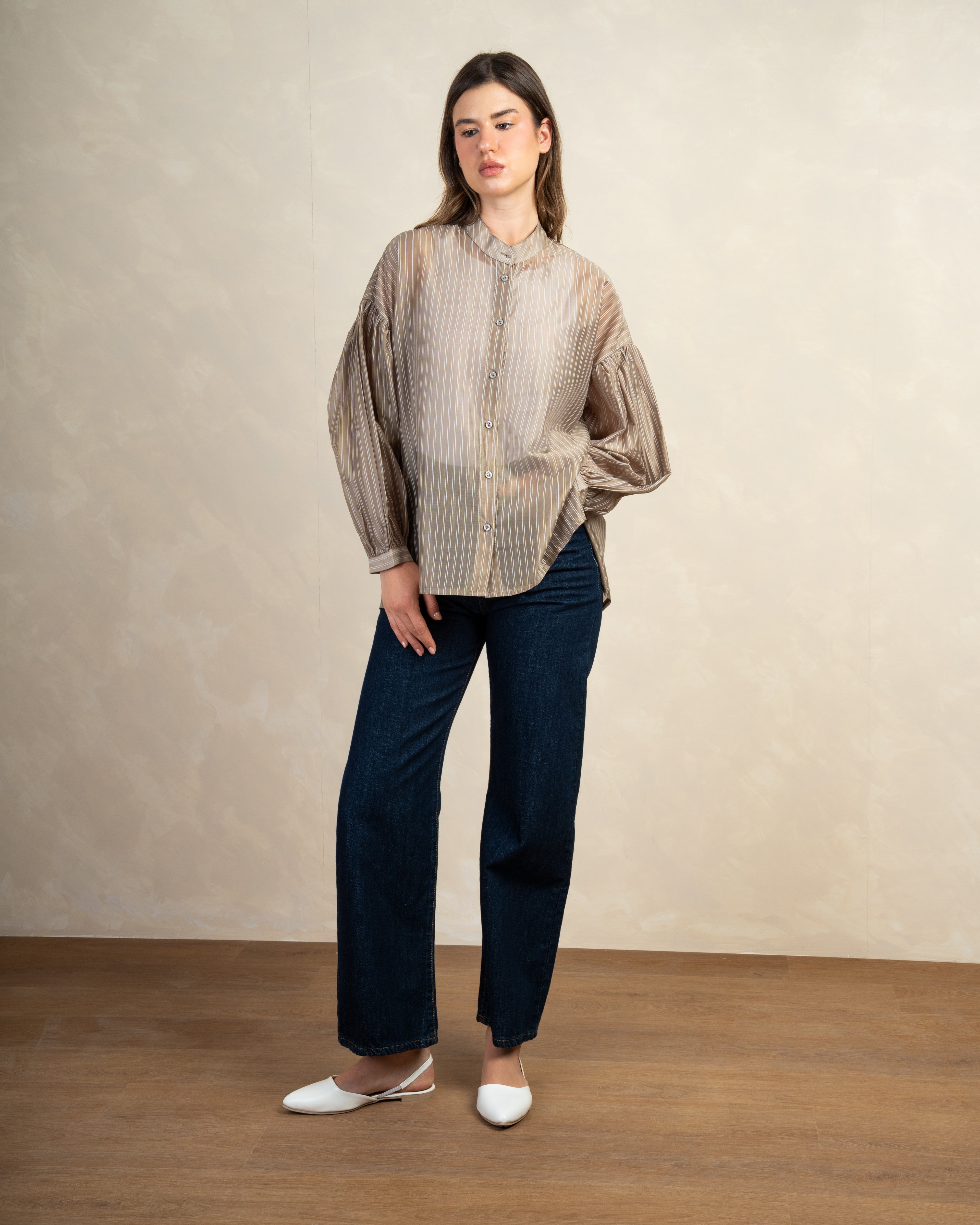 Long Striped Shirt In Different Colors