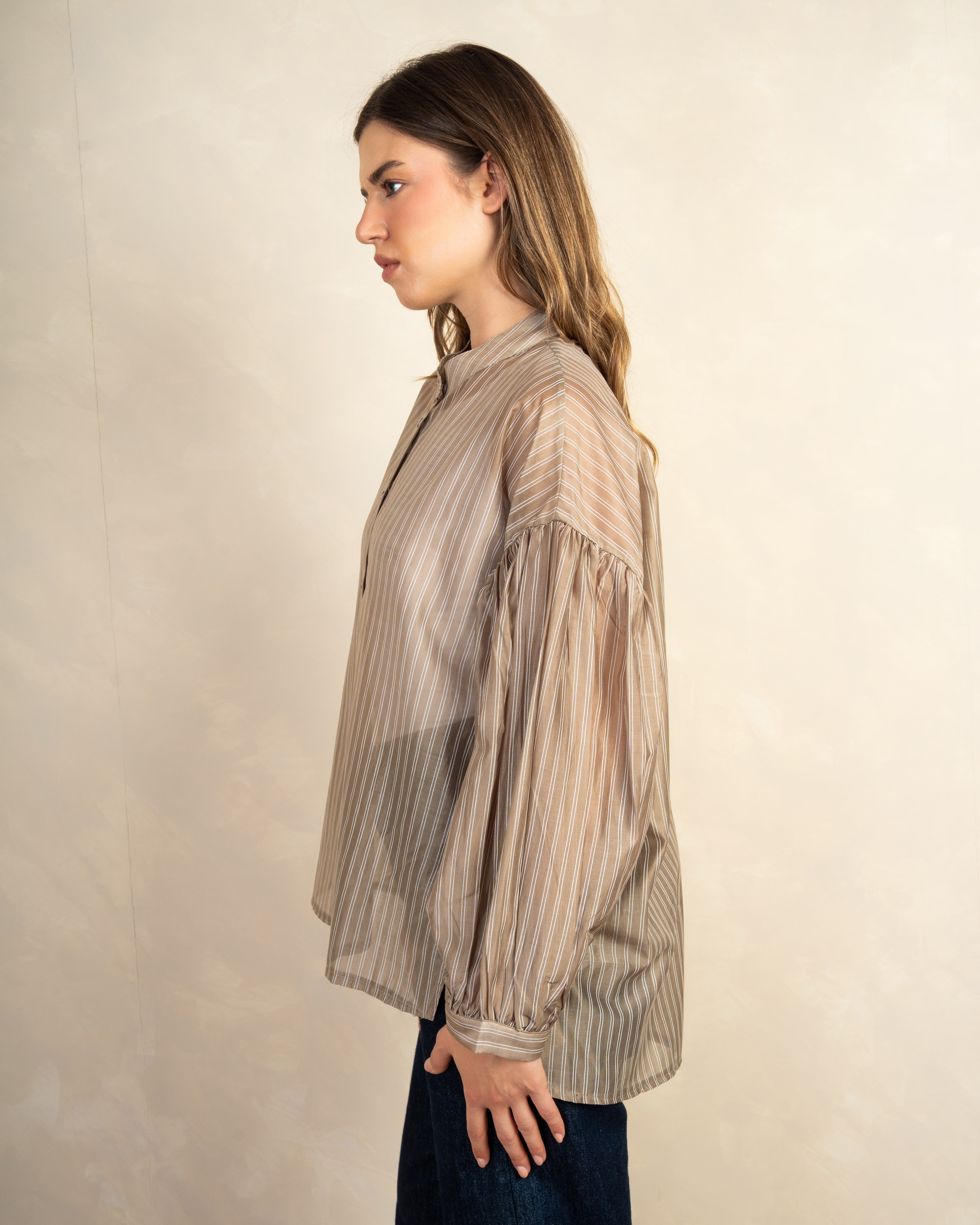Long Striped Shirt In Different Colors
