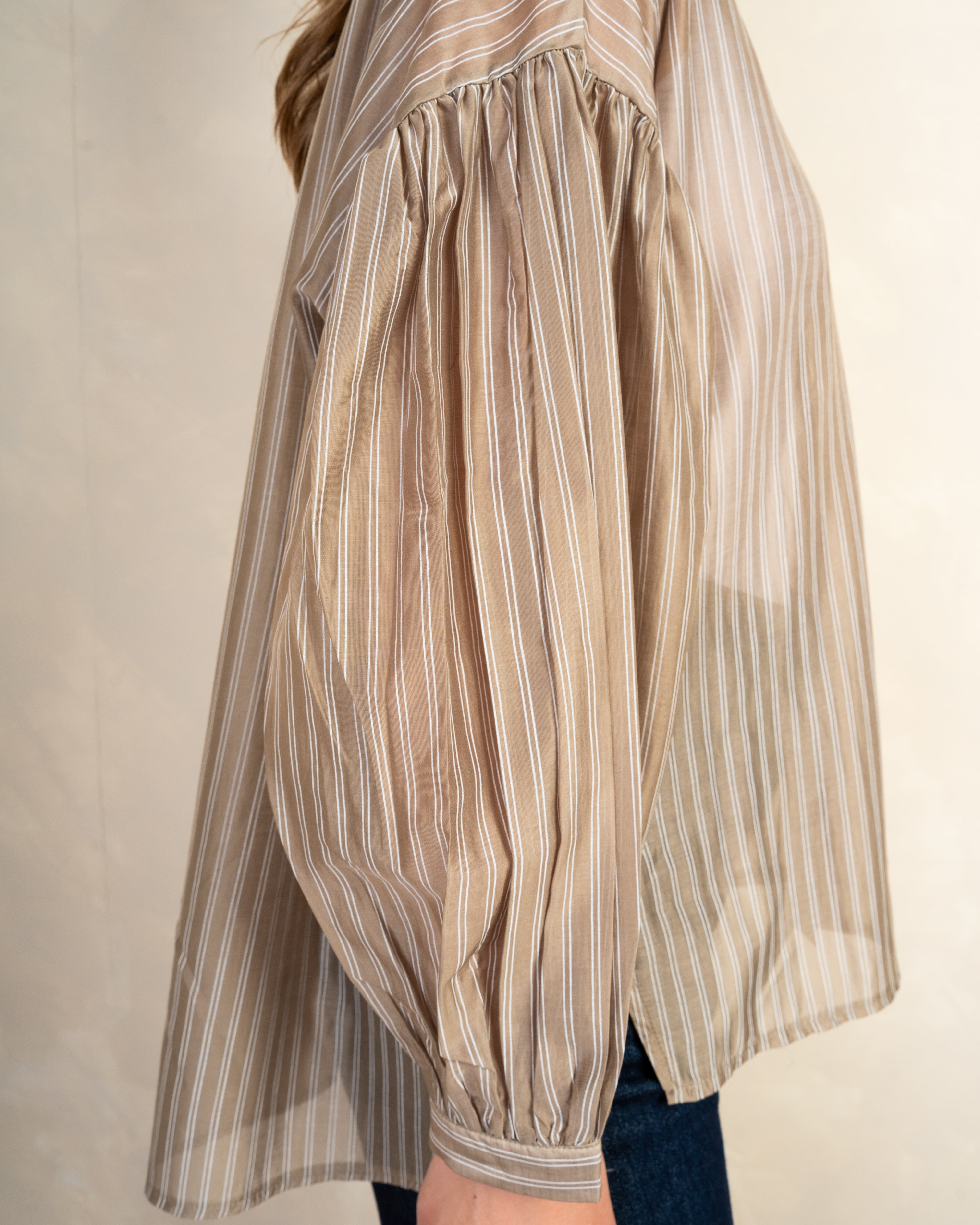 Long Striped Shirt In Different Colors
