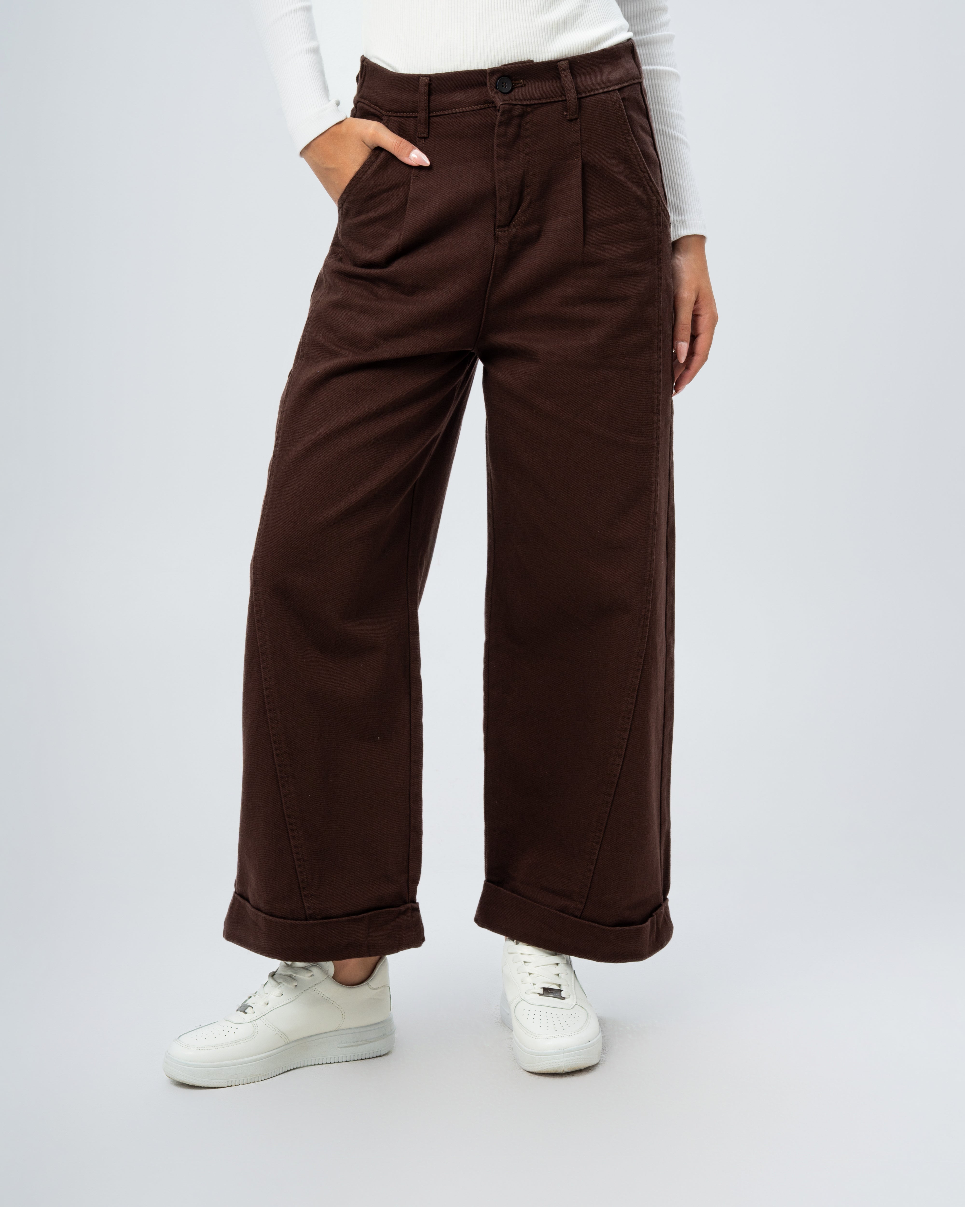 Gabardine trousers