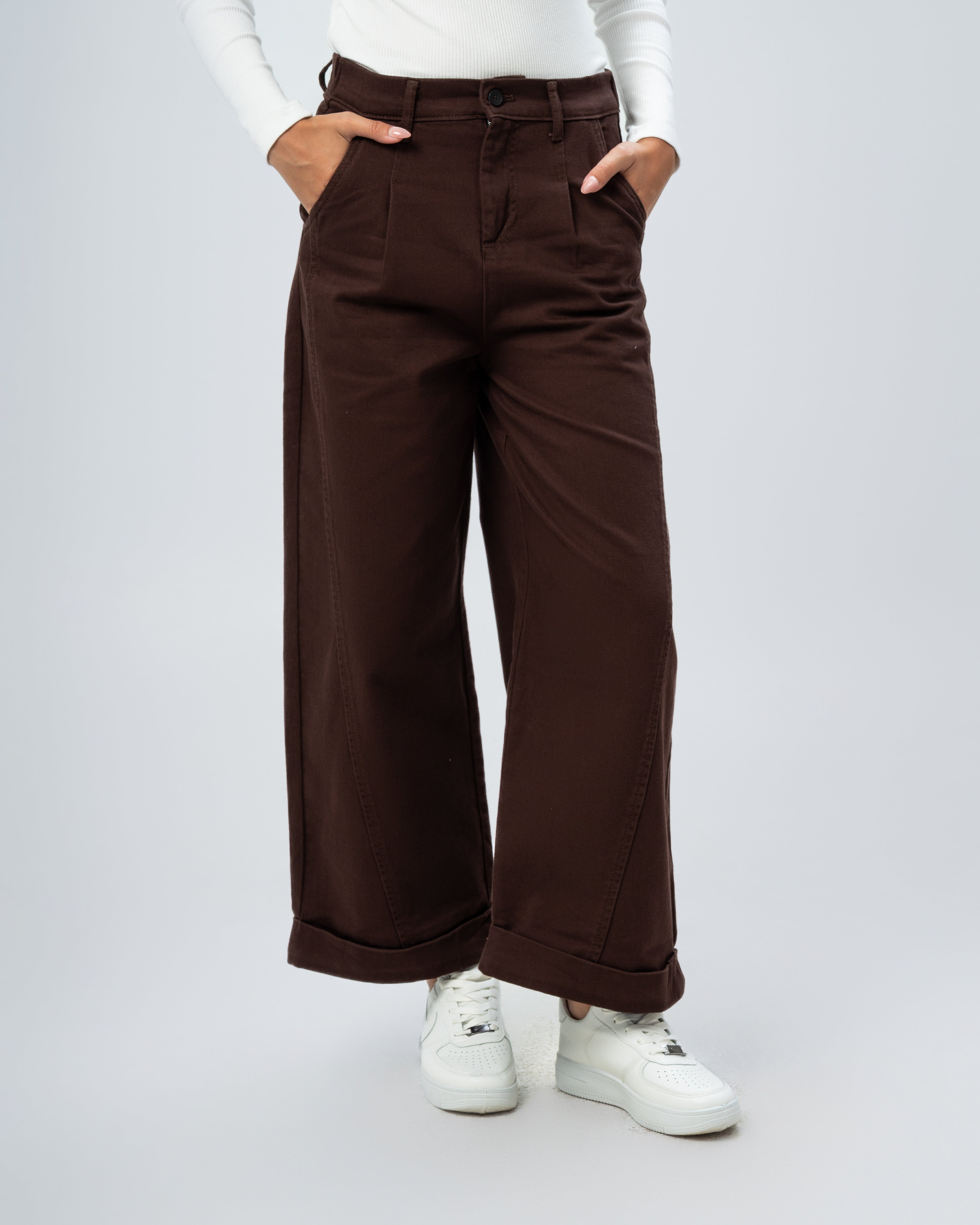 Gabardine trousers