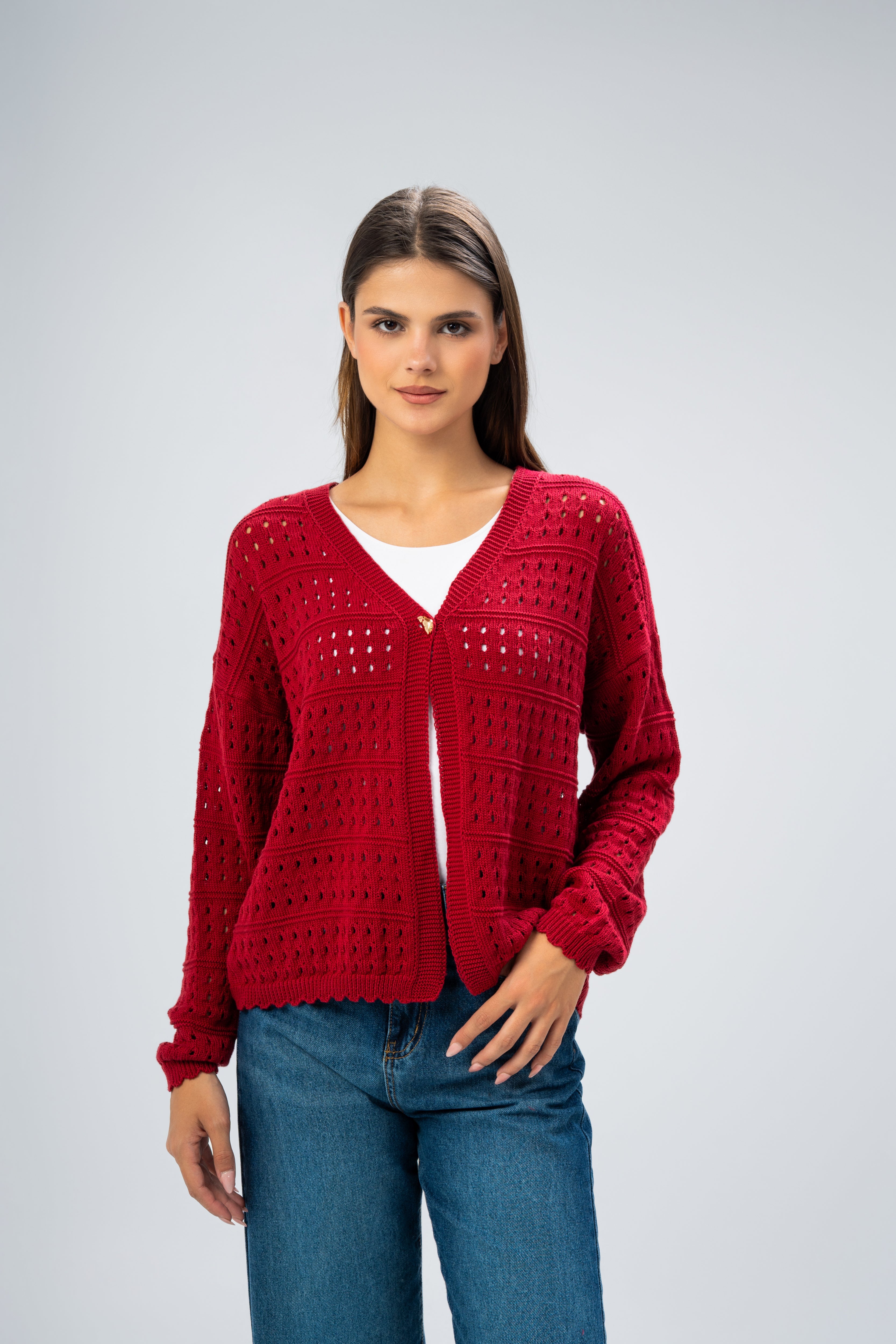 Open Vest - With Chest Button