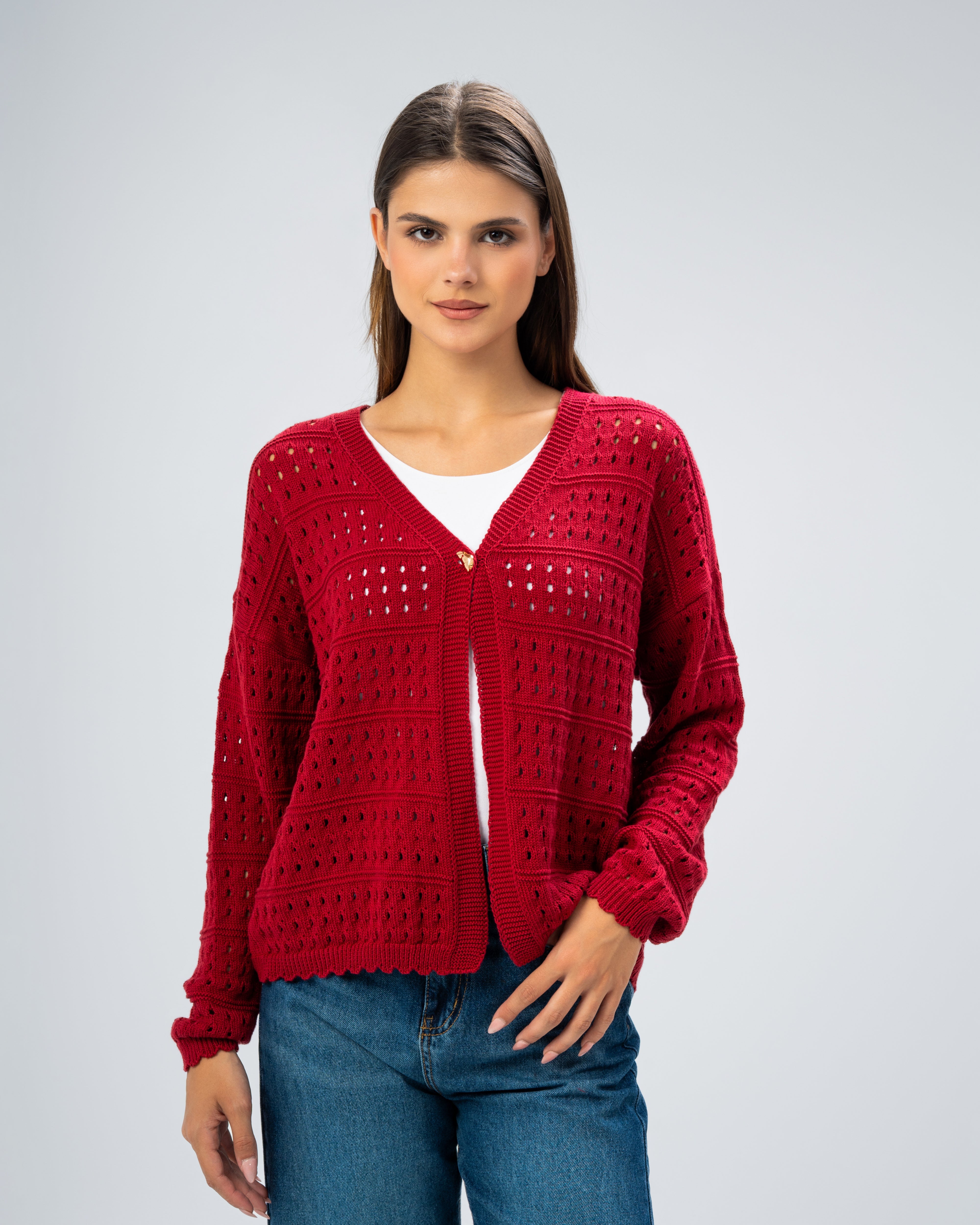 Open Vest - With Chest Button