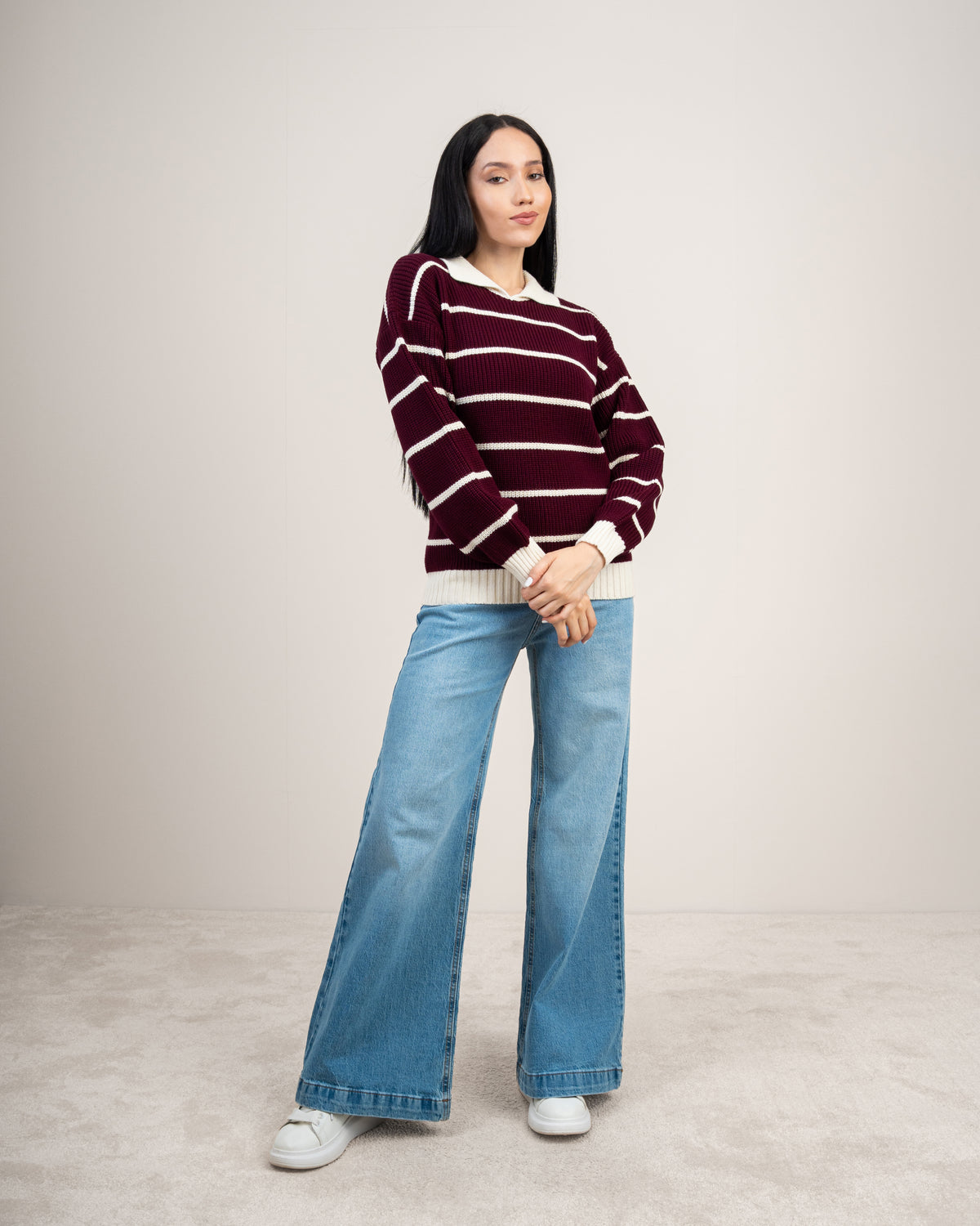 Essential Ribbed Knitwear Top