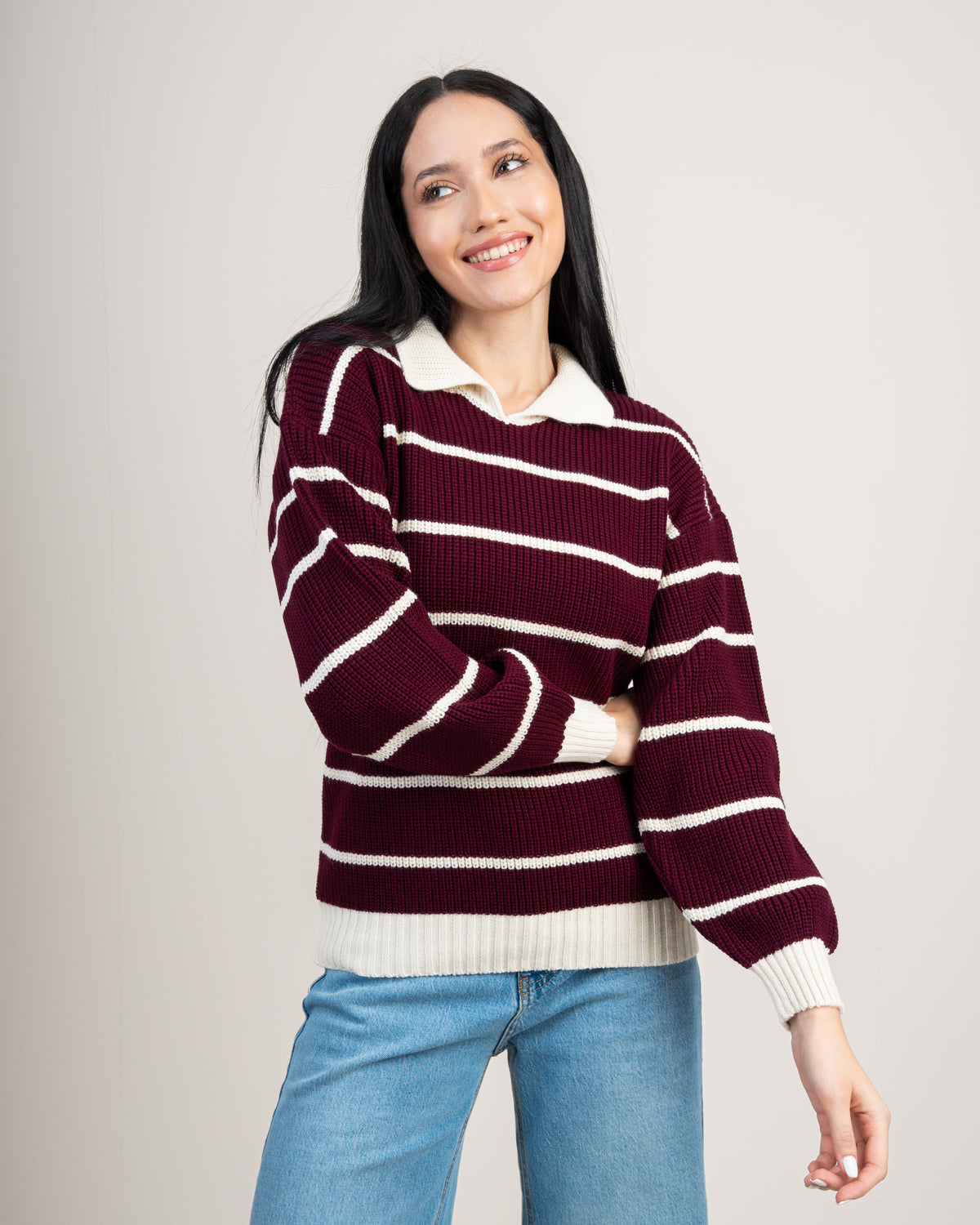 Essential Ribbed Knitwear Top